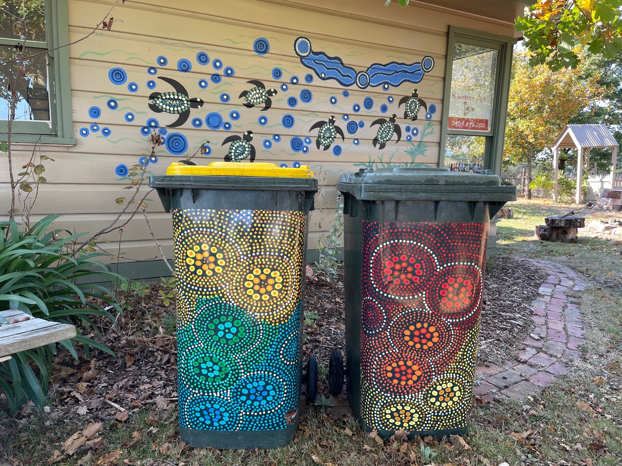 Bindigenous Bin Stickers