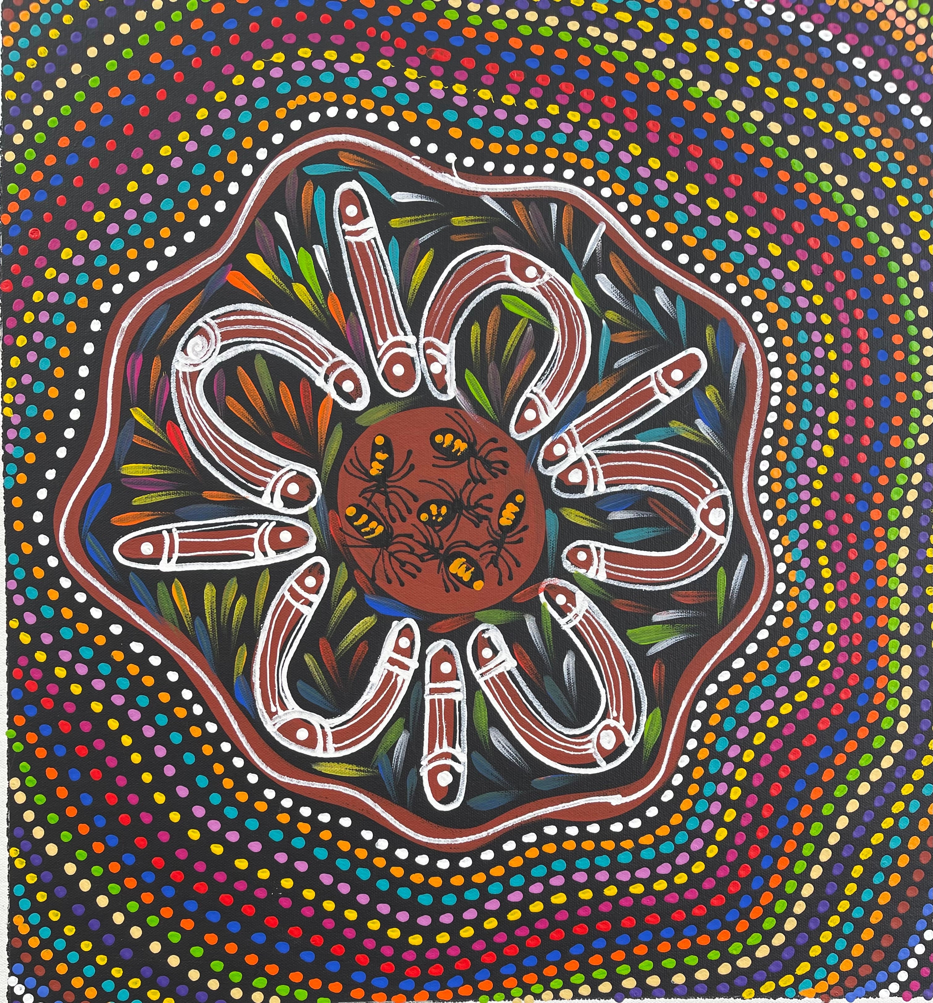 Selina Numina Kamprina - Women Collecting Bush Medicine Leaves and Honey Ants .48-8