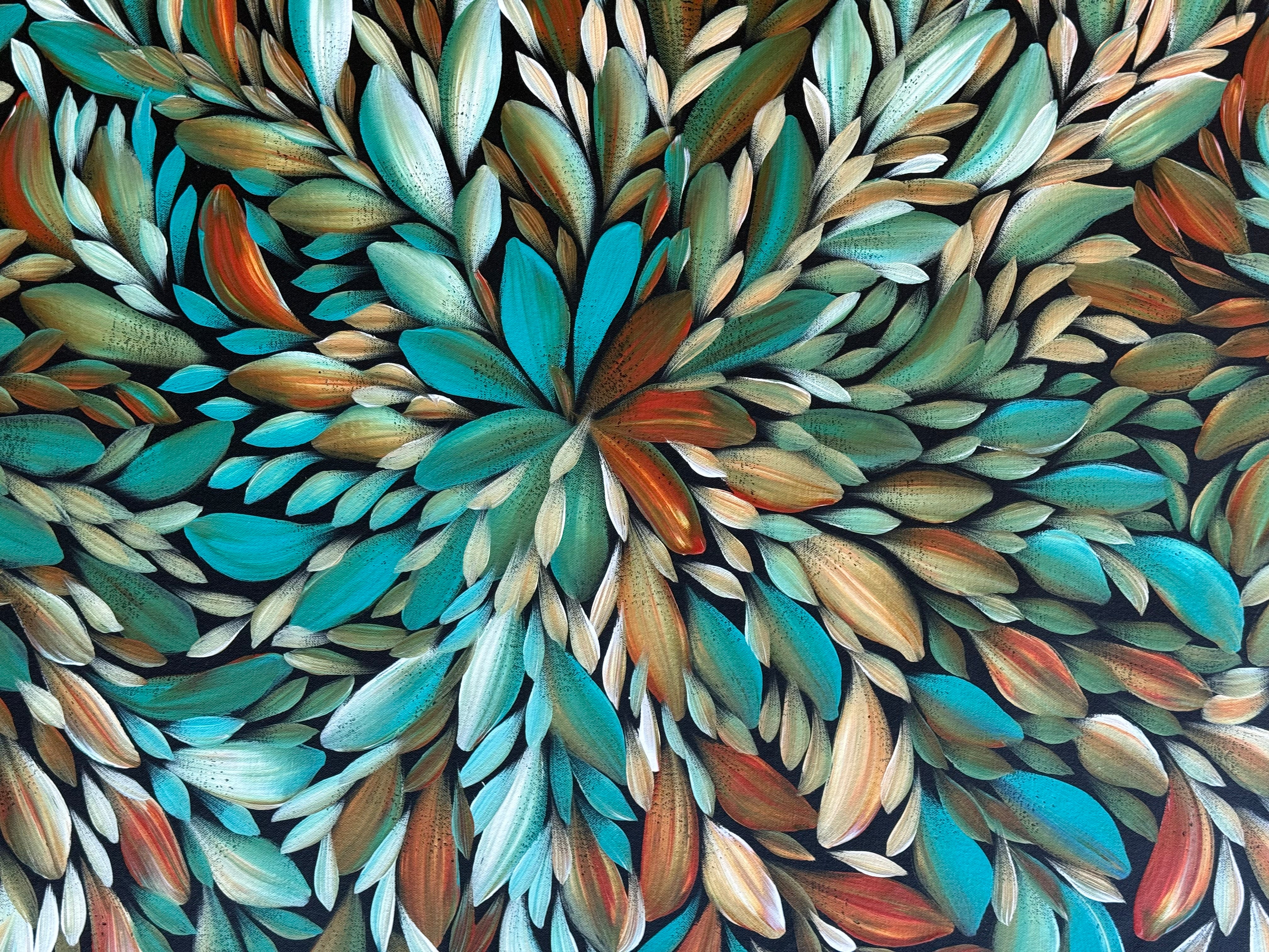 Louise Numina Napananka - Bush Medicine Leaves .86-14