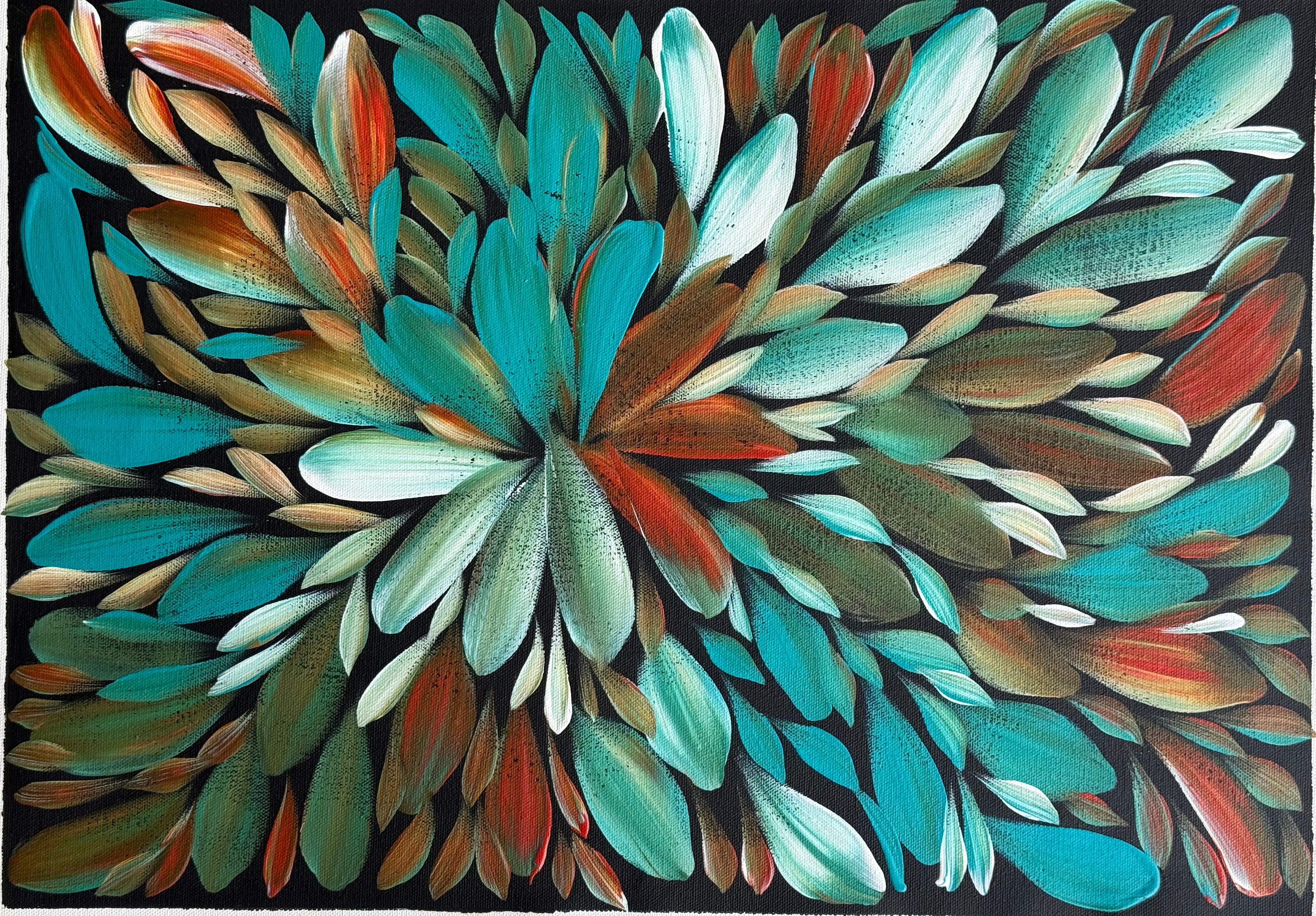 Louise Numina Napananka - Bush Medicine Leaves .86-1