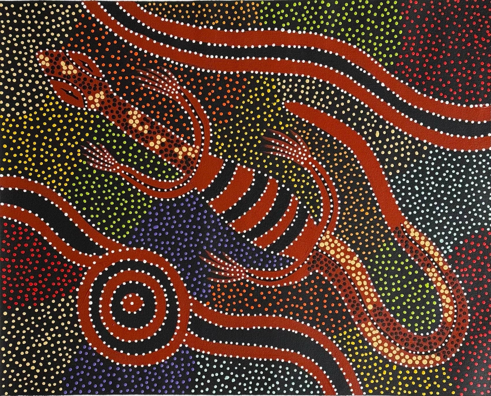 Jacinta Numina Waugh - Goanna Dreaming .46-2