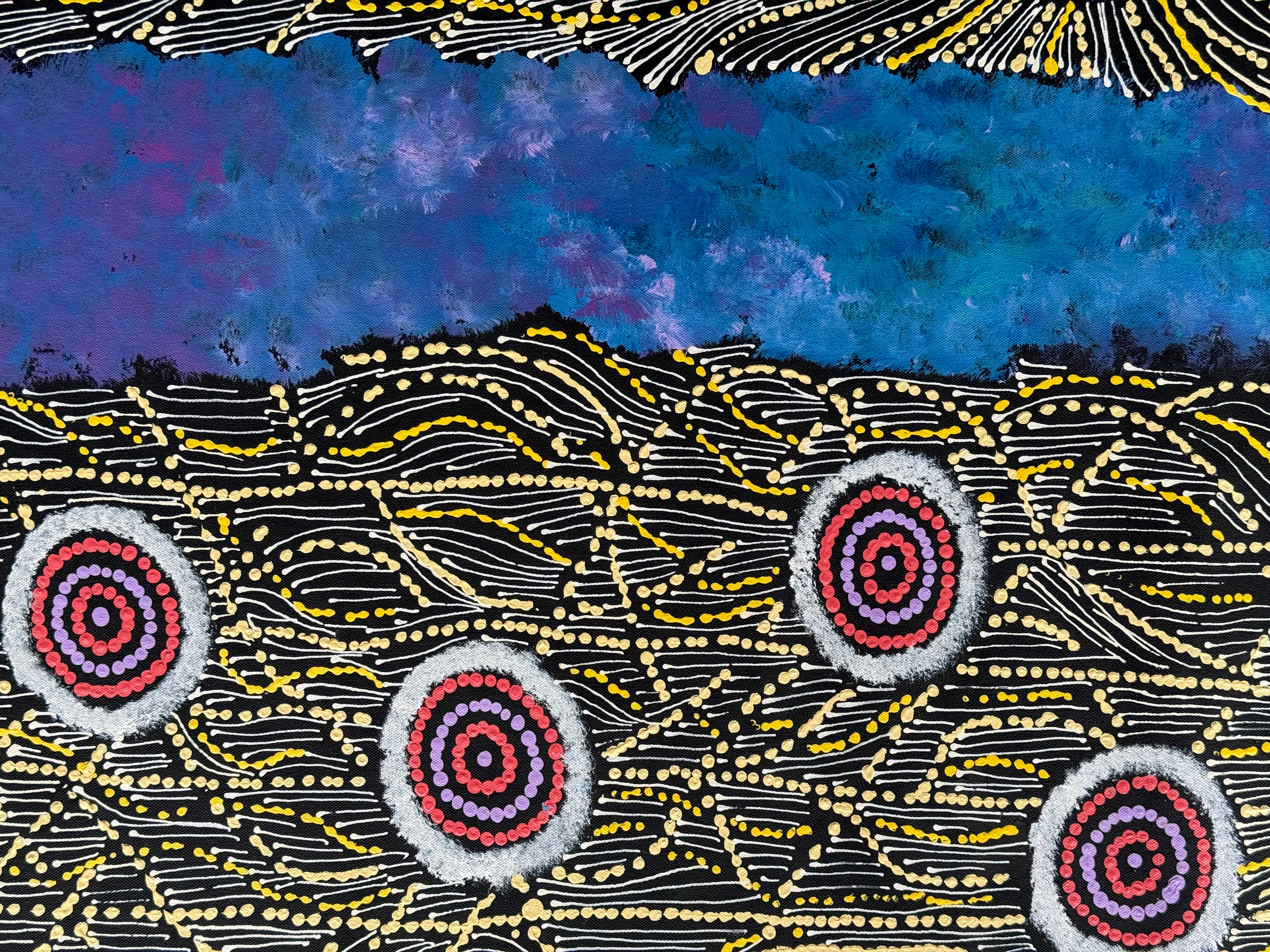 Maria Nampijinpa Brown - Seven Sisters Dreaming .63-7