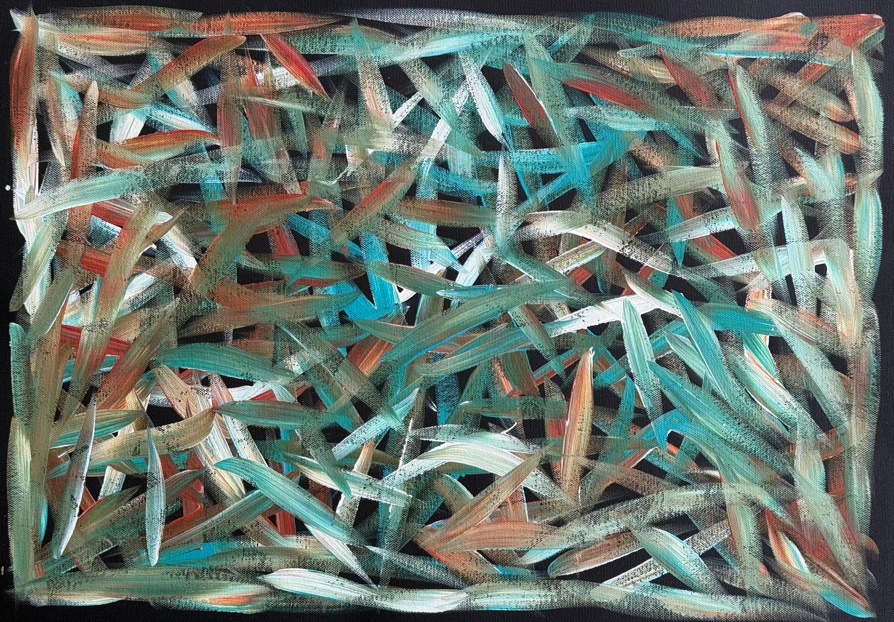 Louise Numina Napananka - Spinifex Grass .60-34