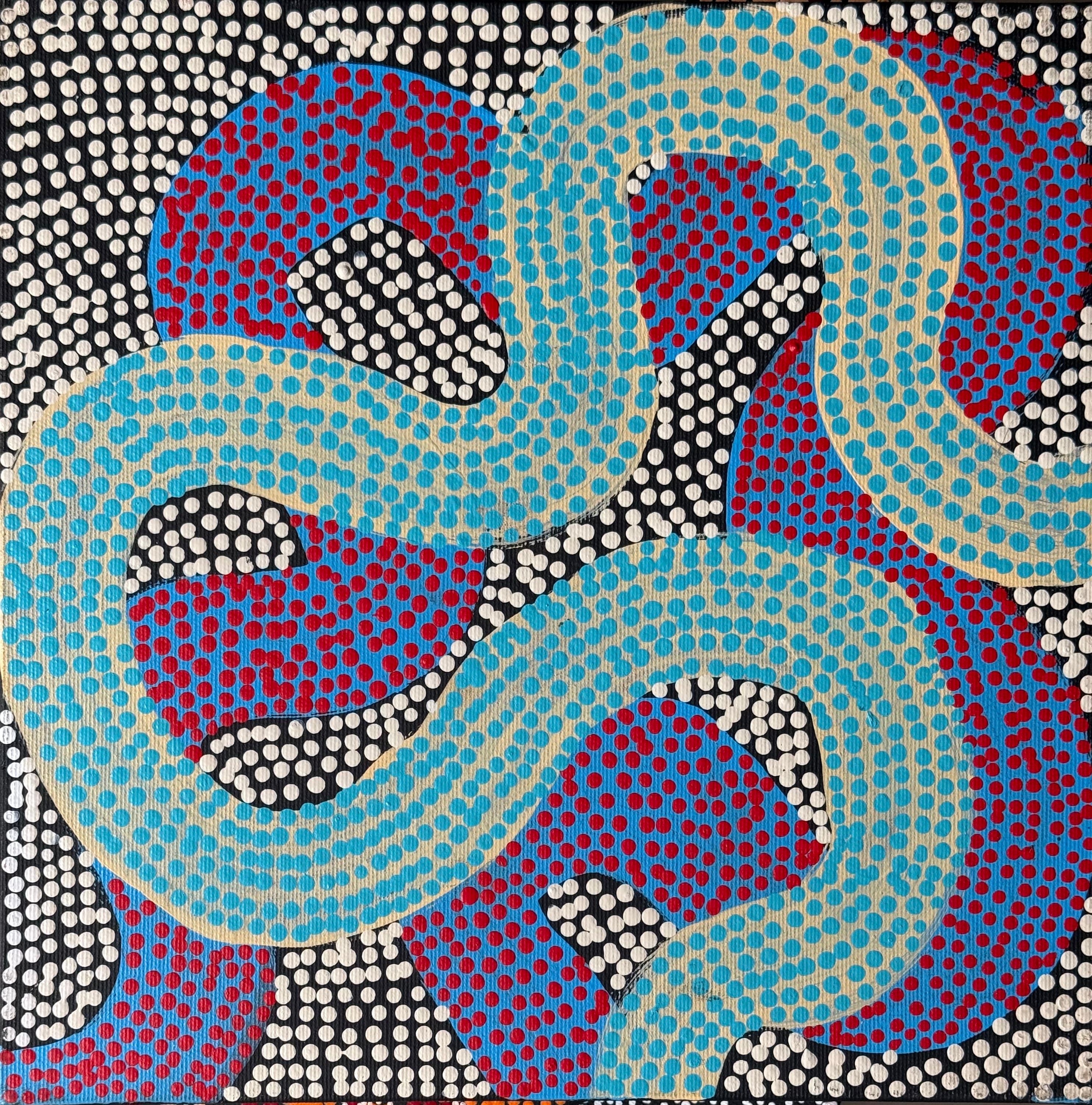 Vanetta Nampijinpa Hudson - Warlukurlangu Jukurrpa (Fire Country Dreaming) - Stretched