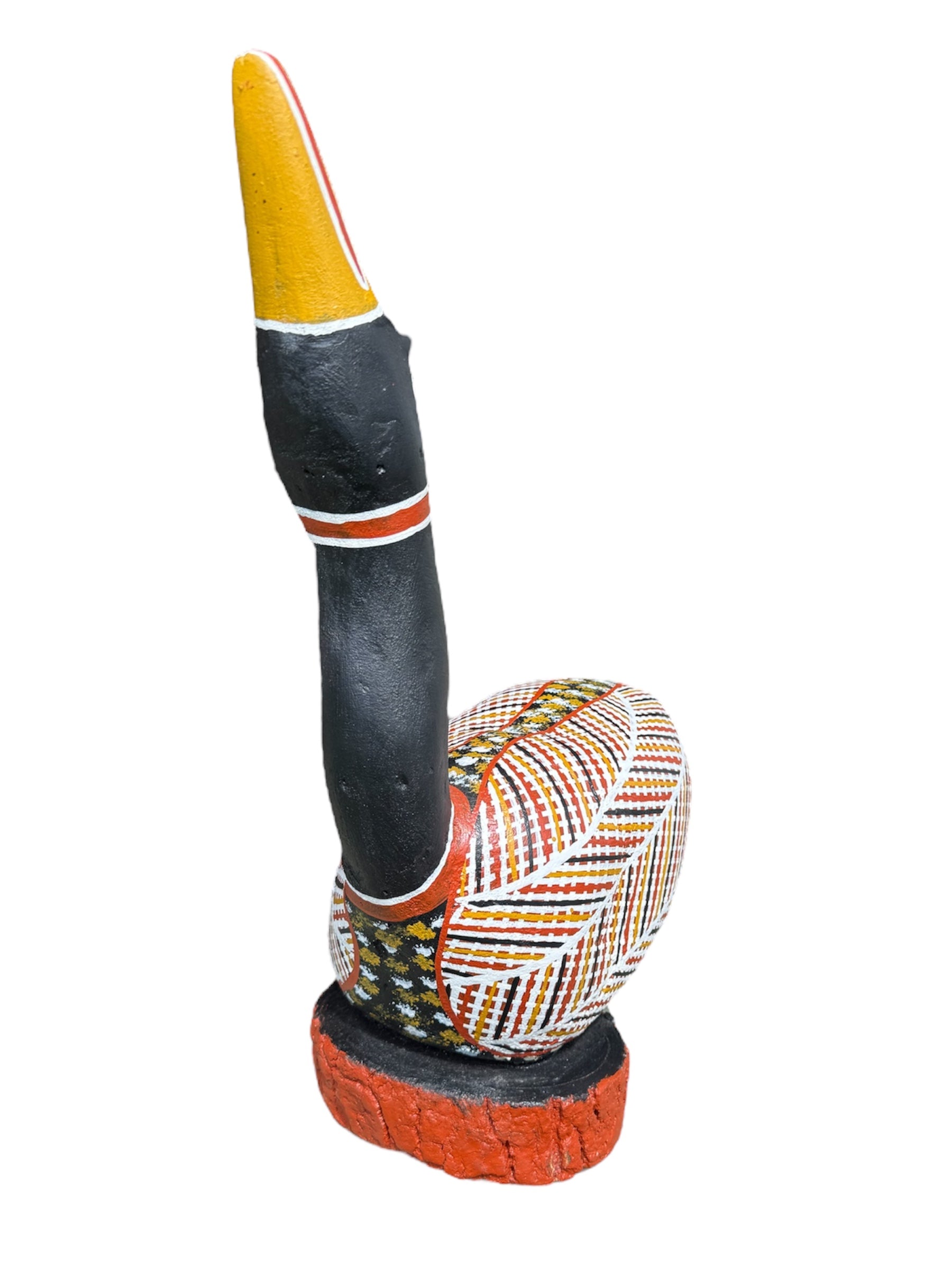 Elah Yunupingu & Barbara Wanambi - Duck Large (Black)