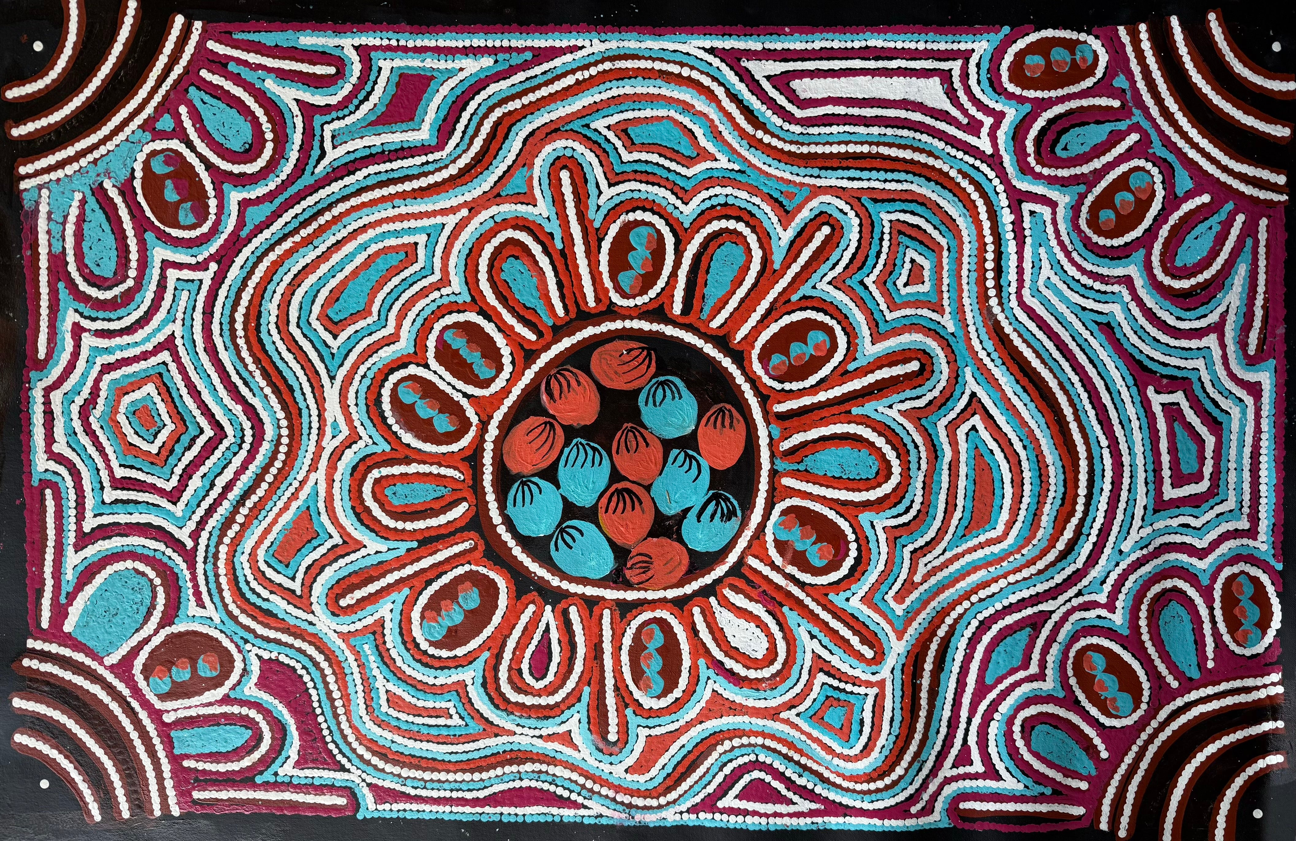 Barbara Pananka - Women's Collecting Bush Tomatoe's and Having Ceremonies .64-2