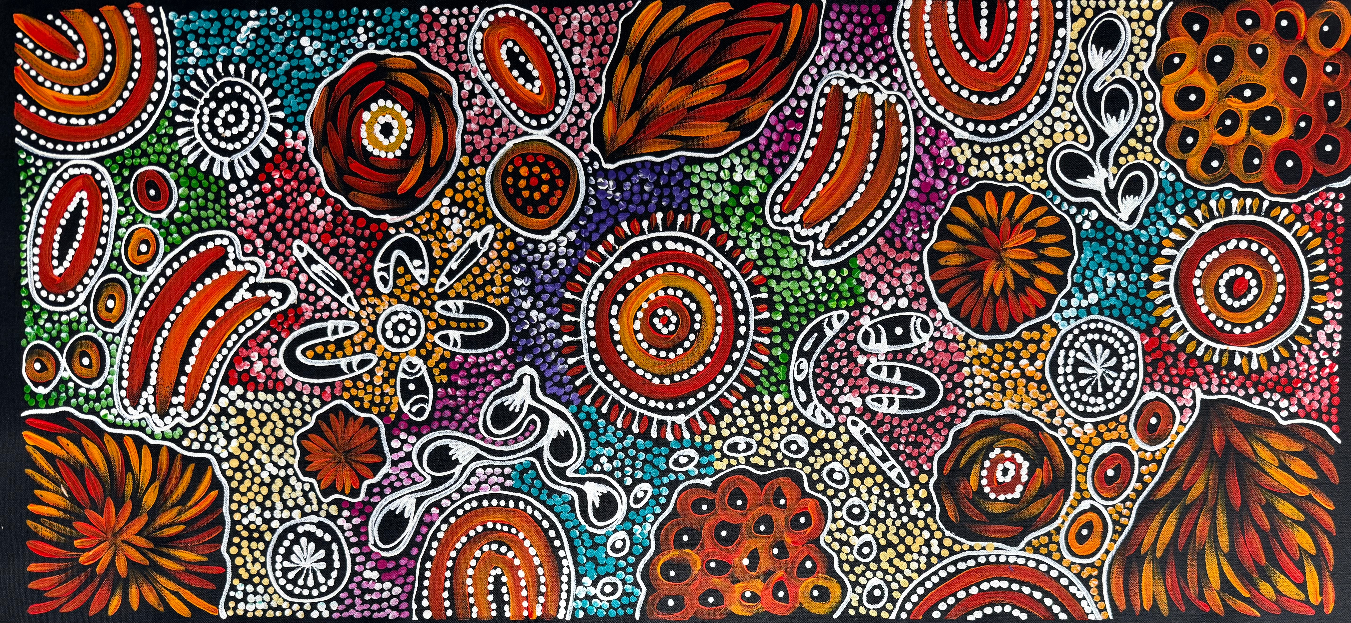 Sharon Numina - Thorny Lizard Body Painting .95-15