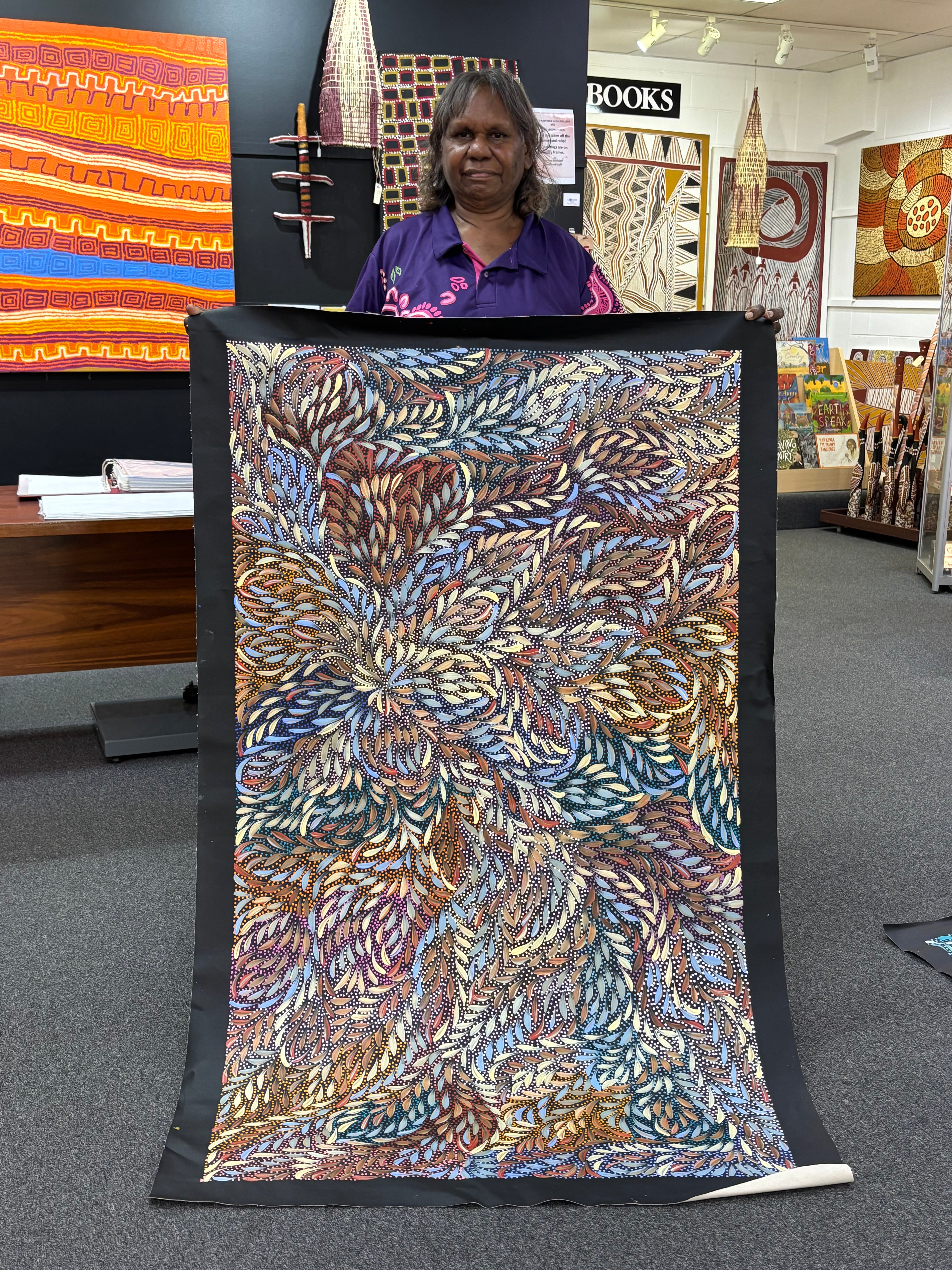 Caroline Numina - Seeded Bush Medicine Leaves .91-16