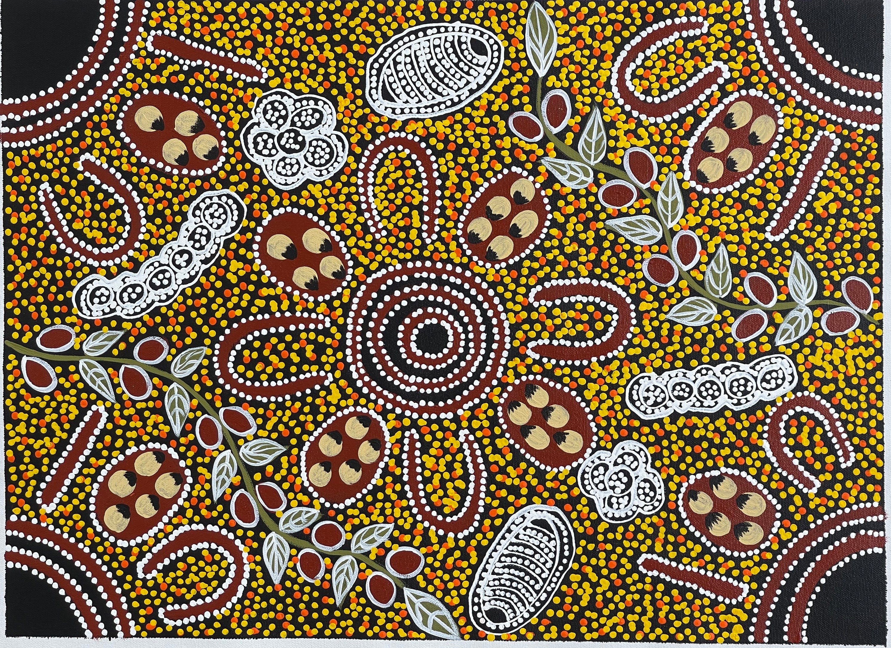 Lanita Numina - Women Collecting - 41x55cm .38-8