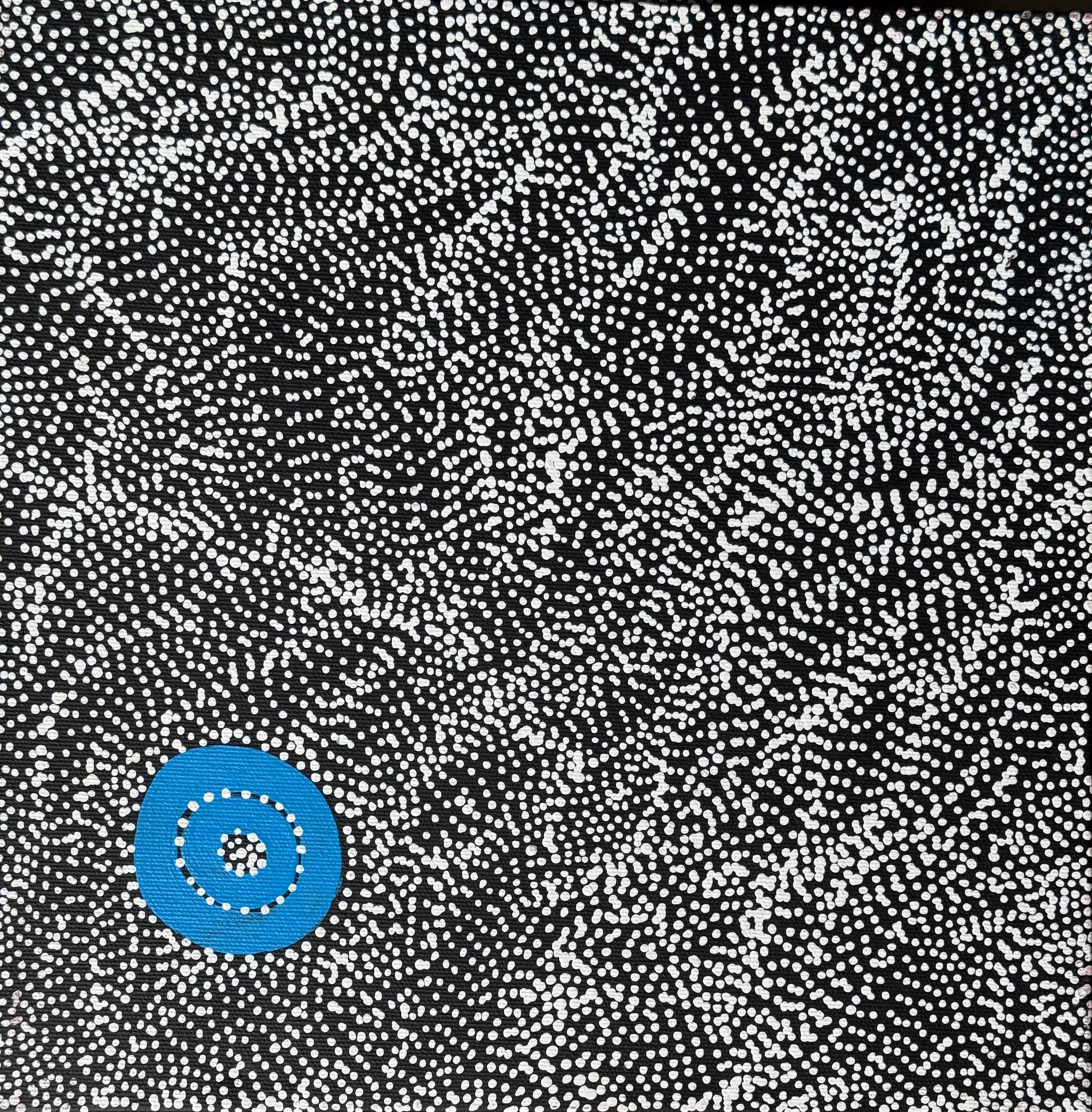 Justinna Napaljarri Sims - Yanjirlpirri or Napaljarri-Warnu Jukurrpa (Star or Seven Sisters Dreaming) - Stretched