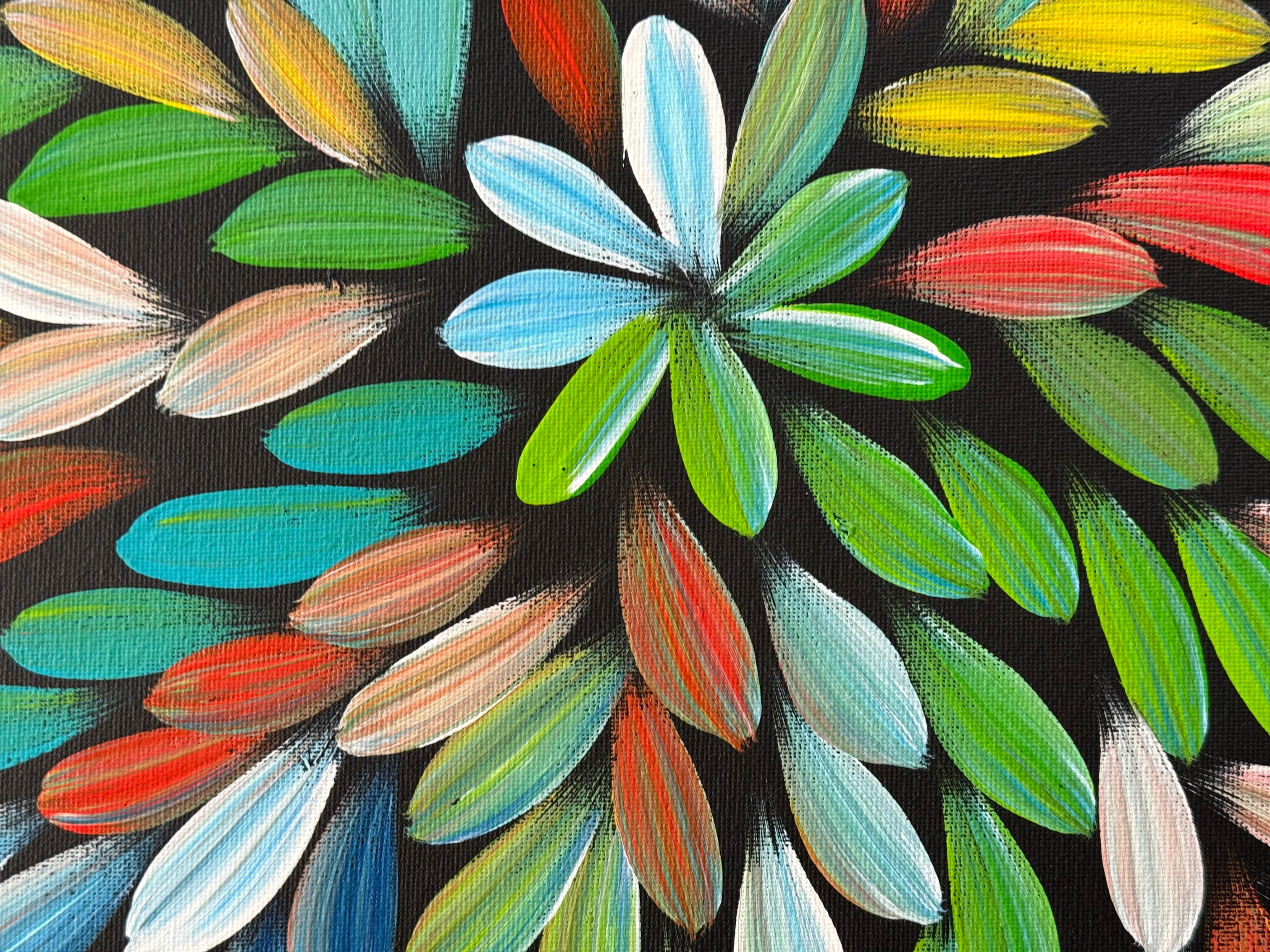 Jacinta Numina Waugh - Bush Medicine Leaves - 36x51cm .75-27