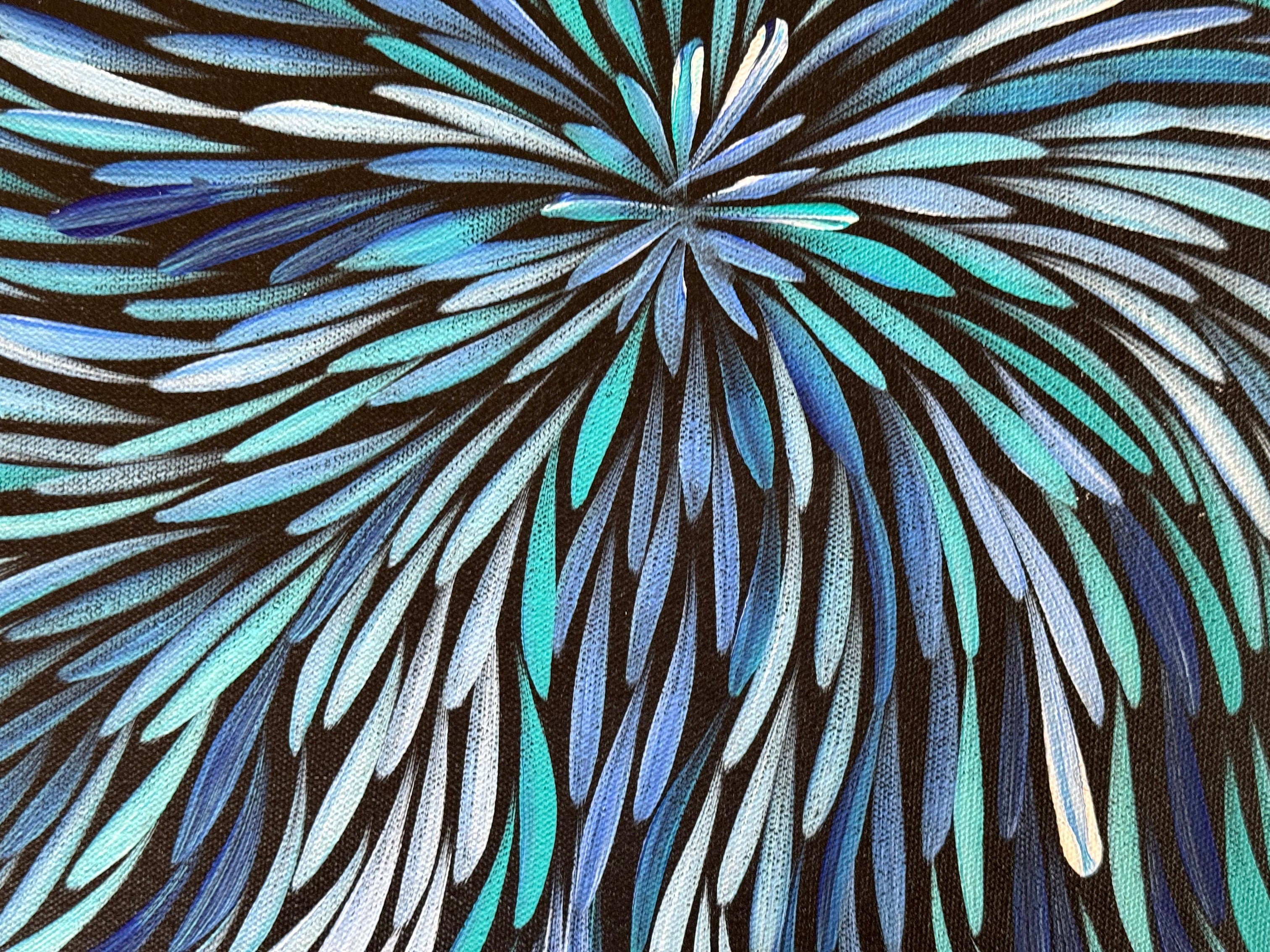 Sharon Numina - Bush Medicine Leaves - 53x38cm .14-8