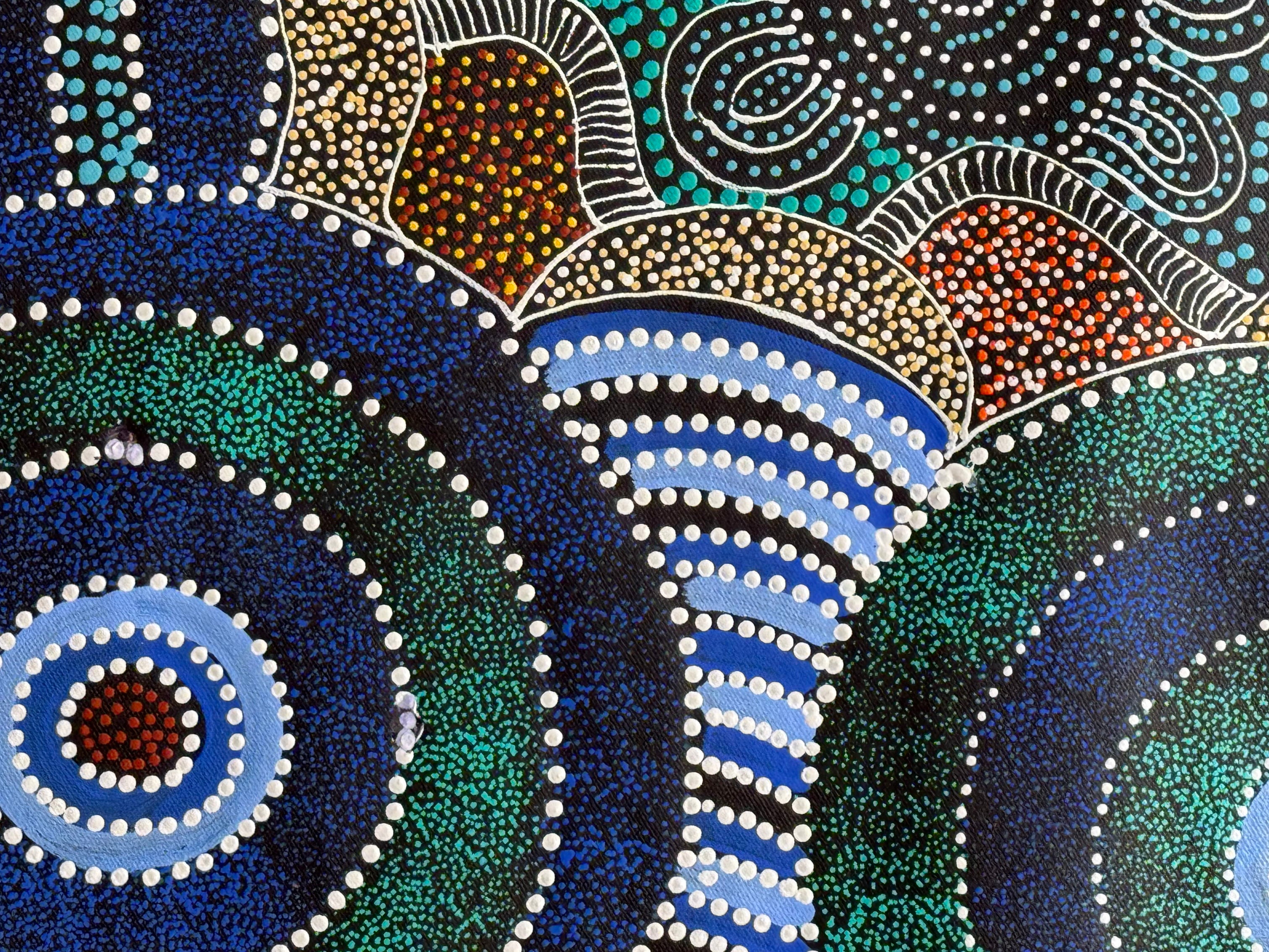 Caroline Numina - Lizard Story (My Country) - 150x91cm .36-7