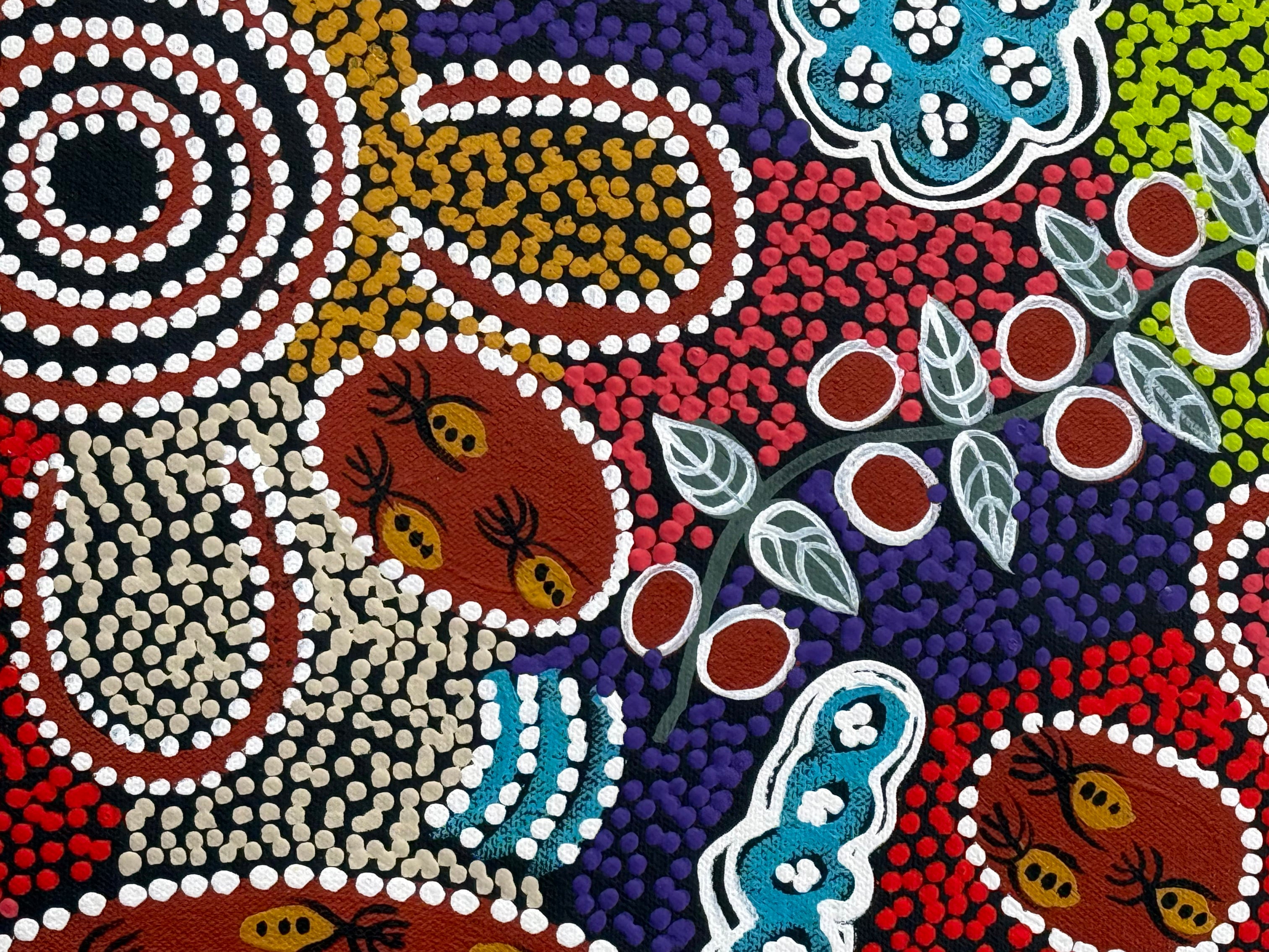 Lanita Numina - My Country Women Collect Bush Tuckers - 53x38cm .13-12