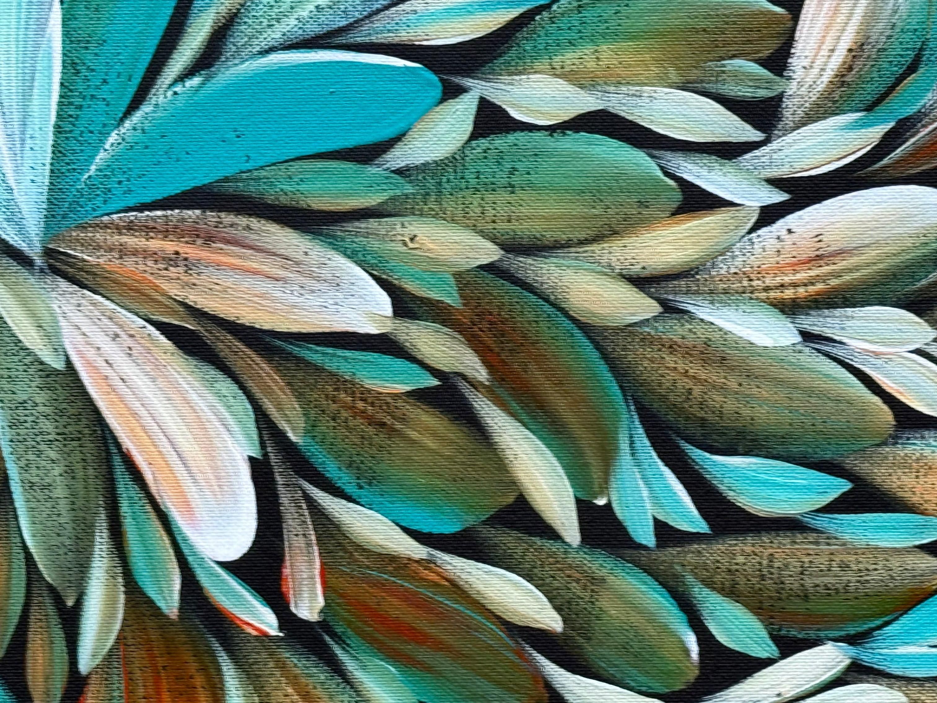 Louise Numina Napananka - Bush Medicine Leaves - 36x51cm .21-10
