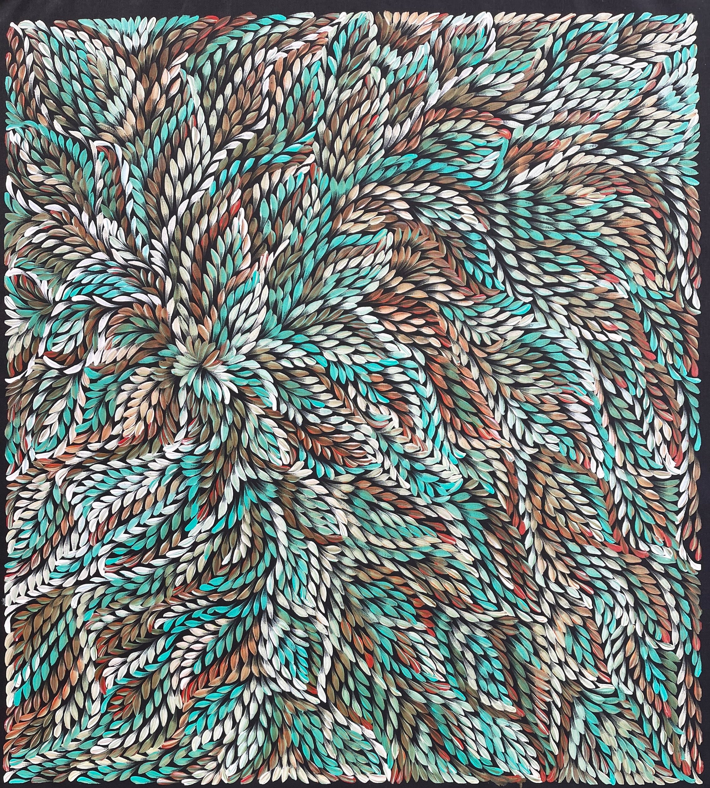 Caroline Numina - Bush Medicine Leaves - 108x97 .62-15