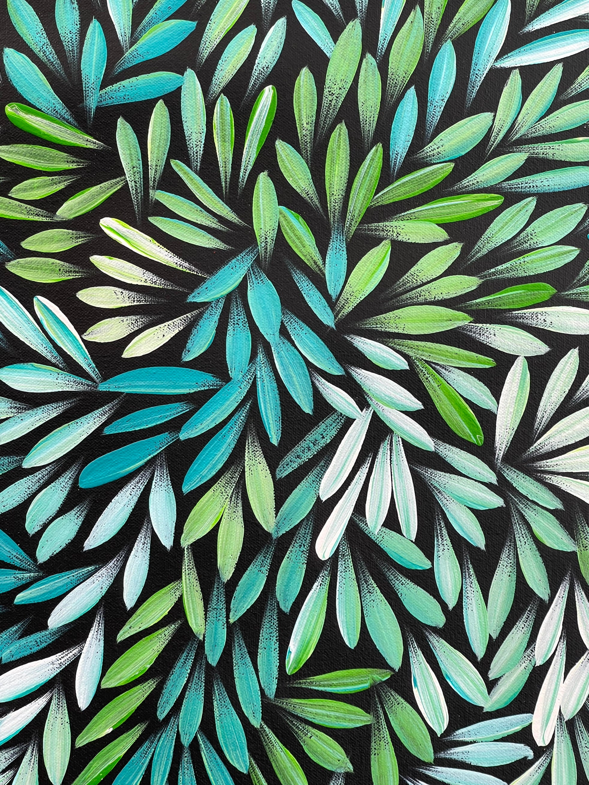Sharon Numina - Bush Medicine Leaves - 56x58cm .28-9
