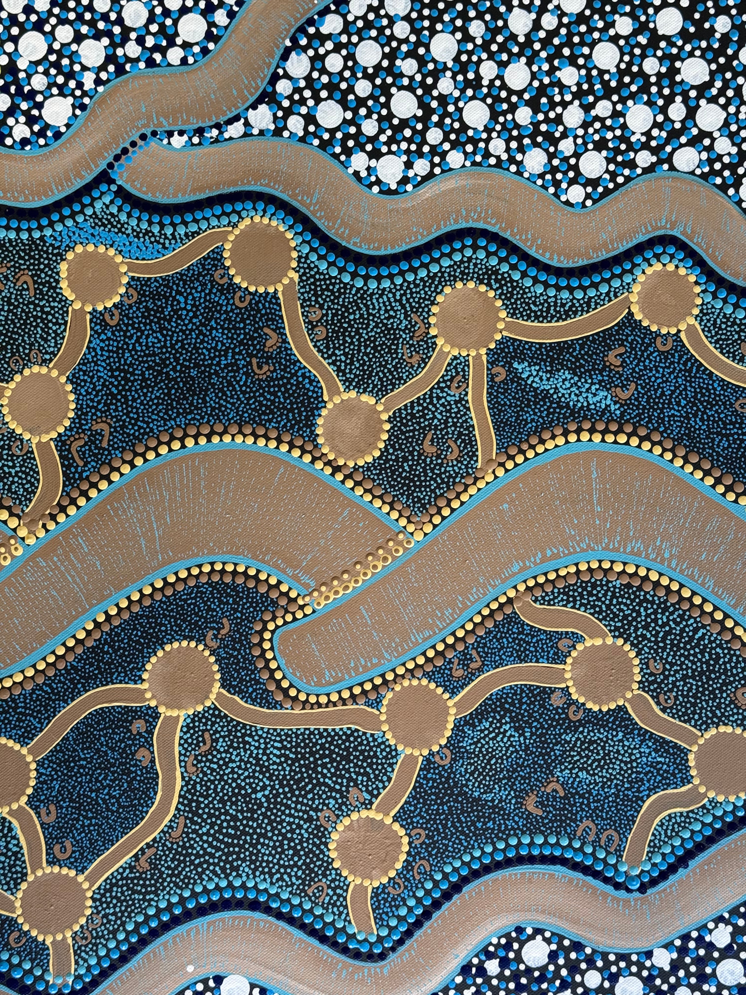 Deidre Burgoyne Rosier - Travels to the Sea and Lands .89-8 *pre-stretched*