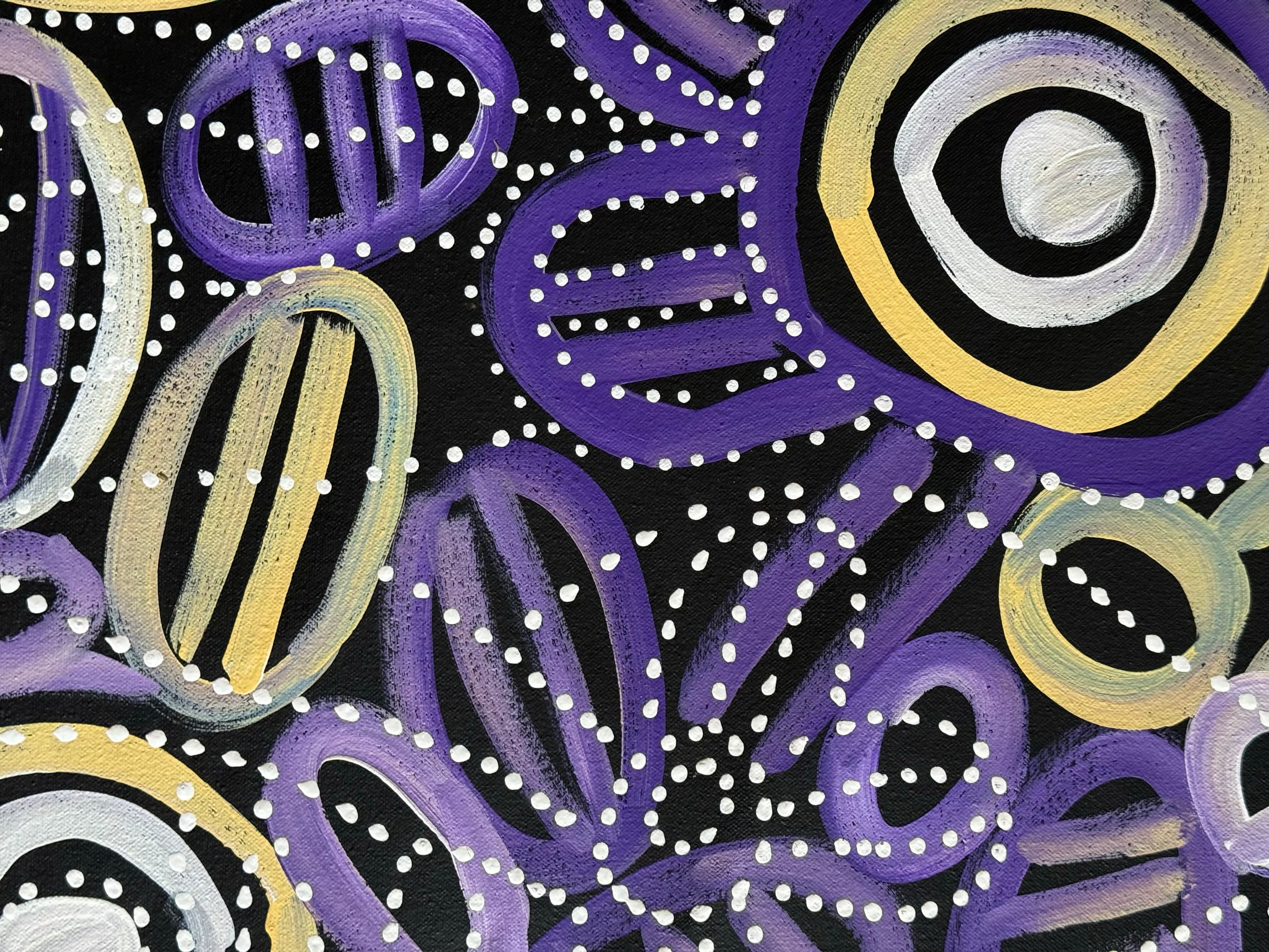 Louise Numina Napananka - Bush Yams (Anatye) .49-28