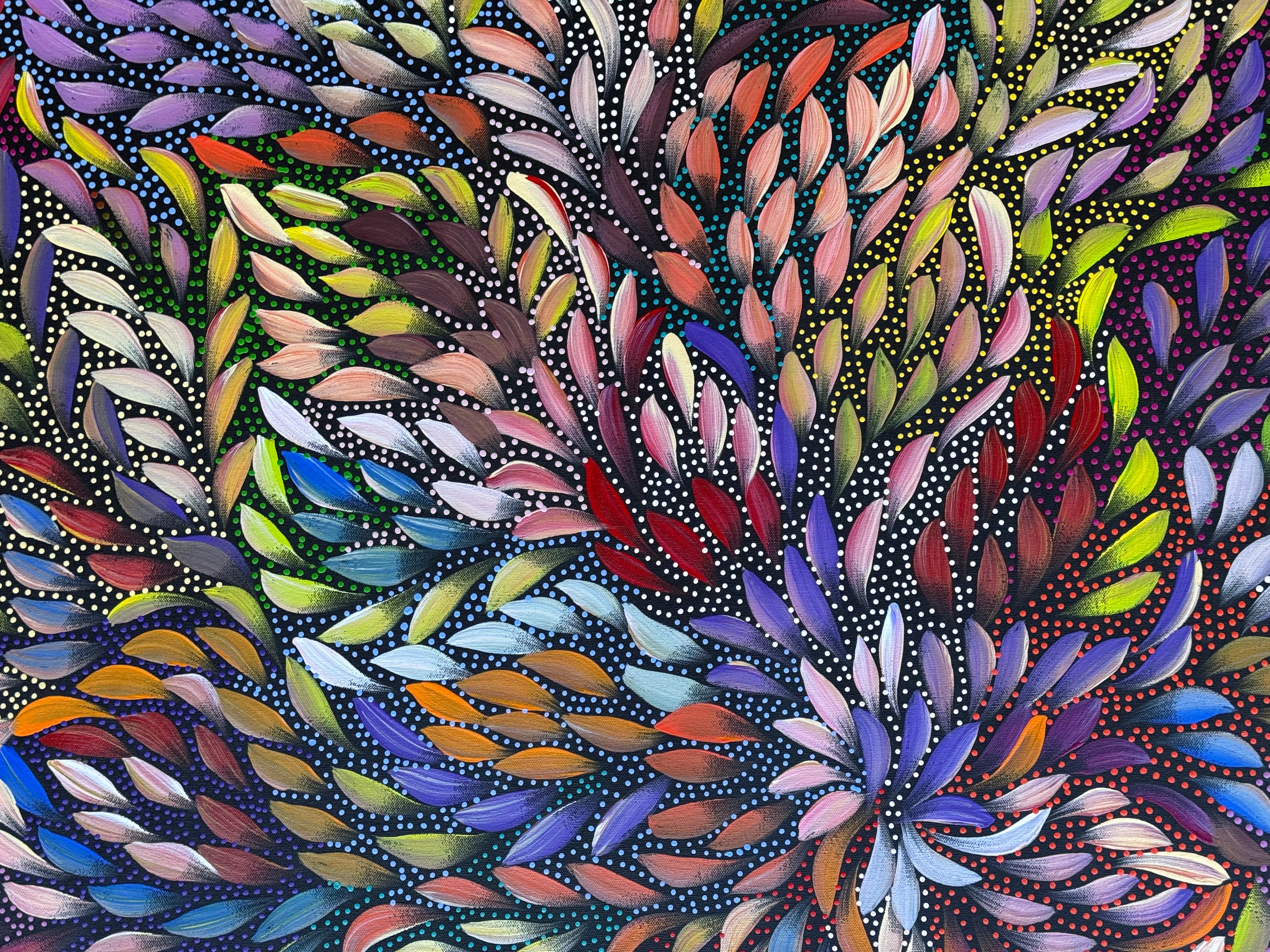 Caroline Numina - Seeded Bush Medicine Leaves .91-7