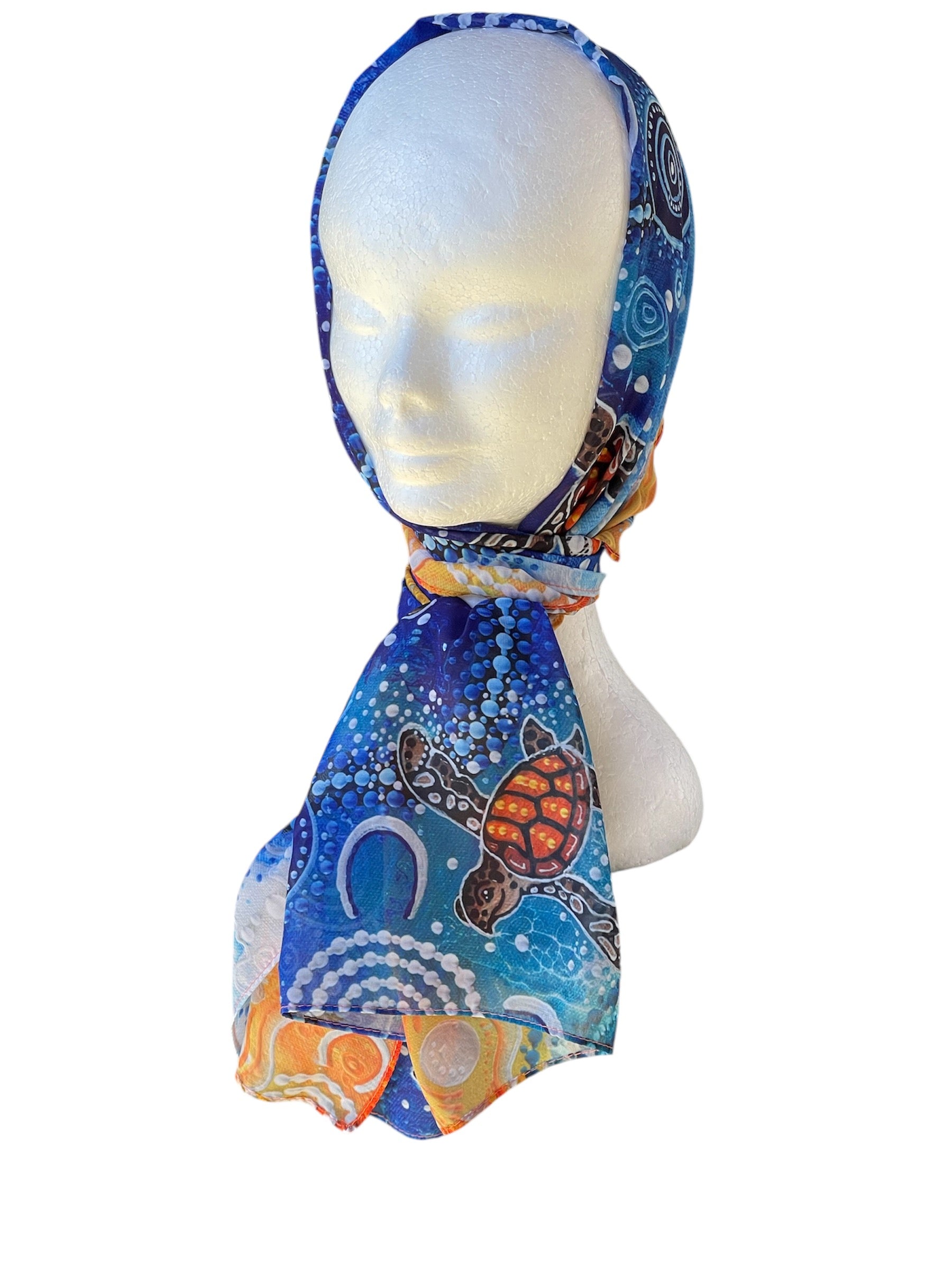 Silk Scarf - Chern'ee Sutton - Turtles