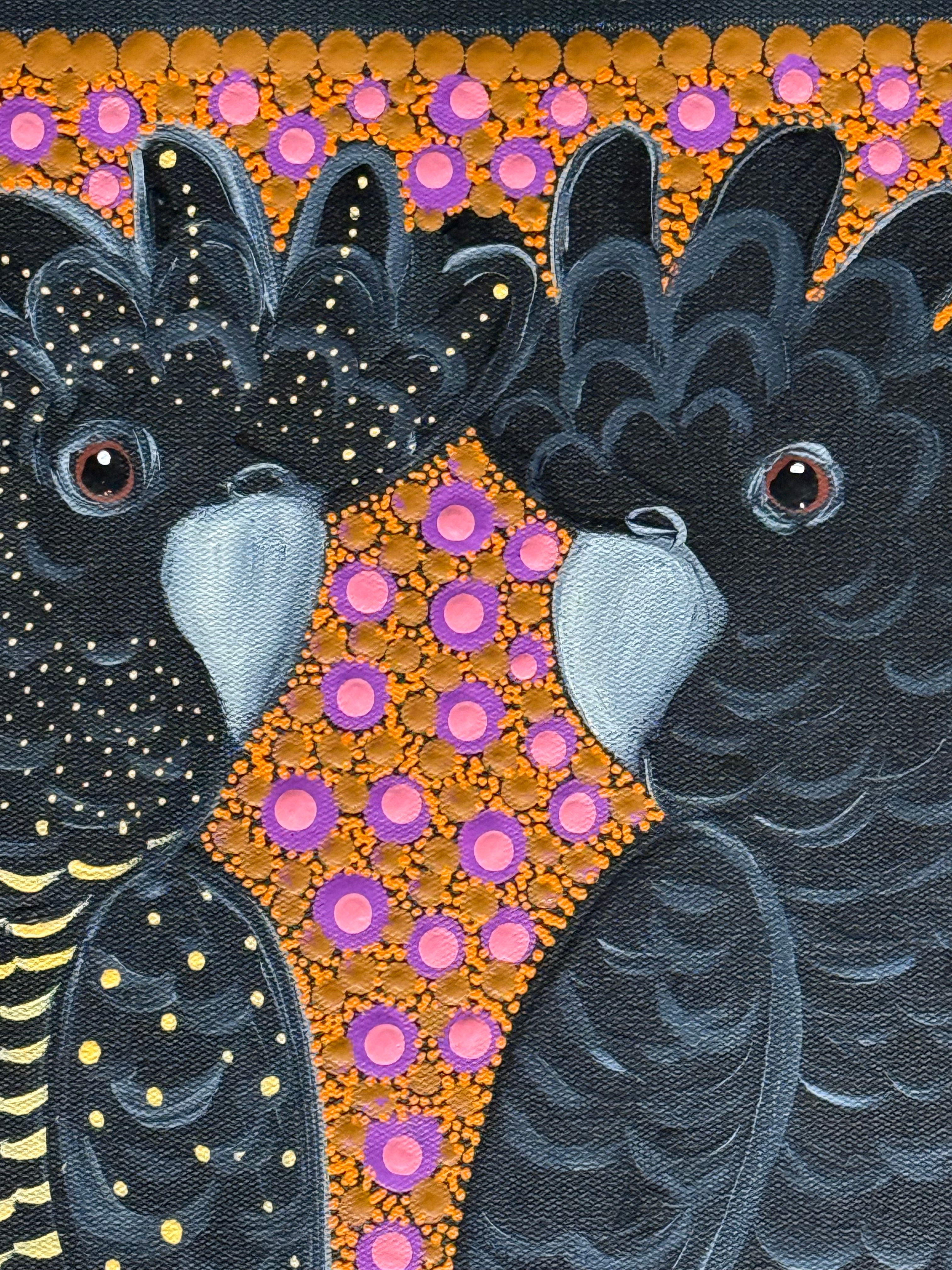 Kathleen Buzzacott - Redtail Black Cockatoos .41-9