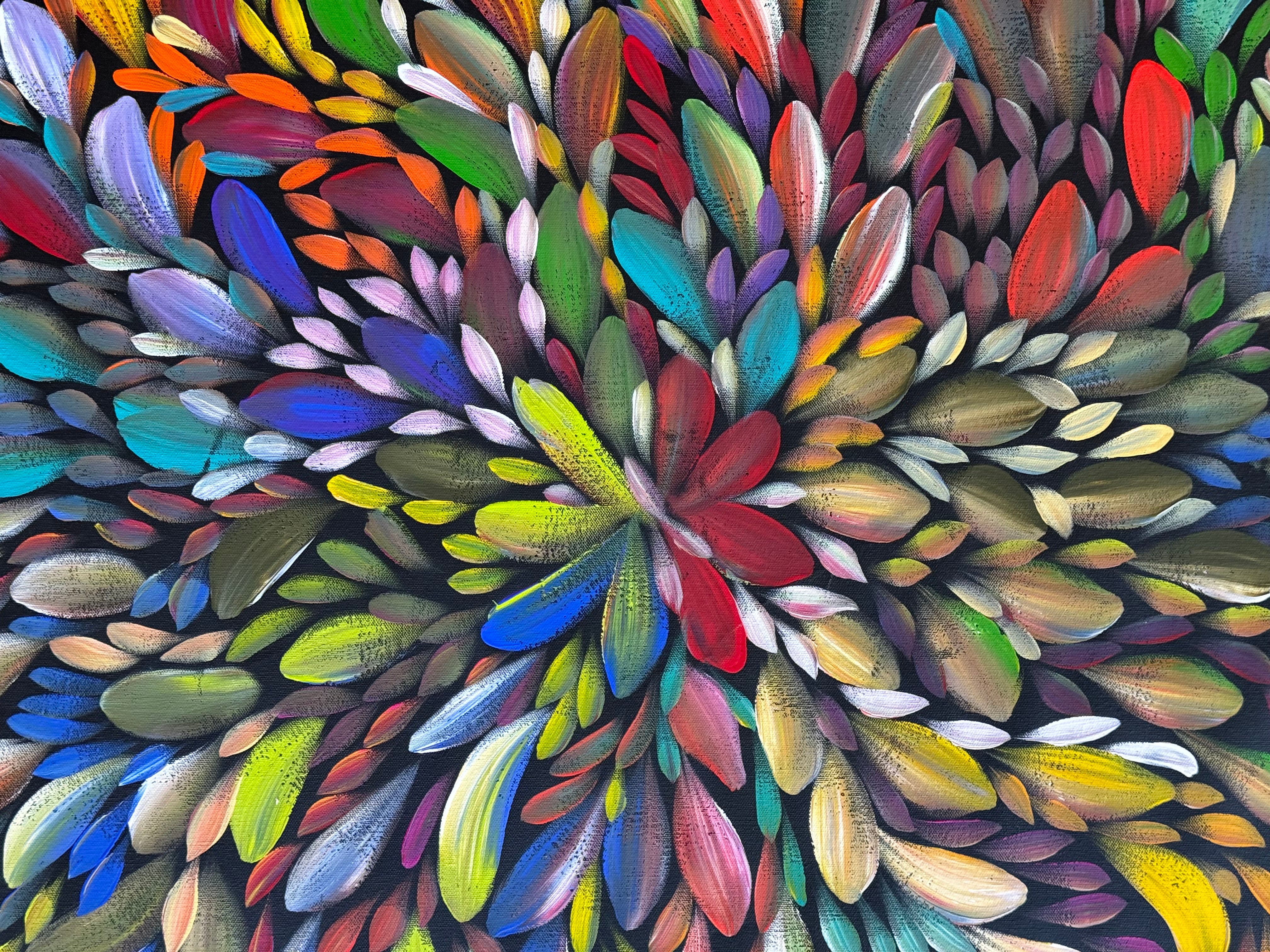 Louise Numina Napananka - Bush Medicine Leaves .65-11