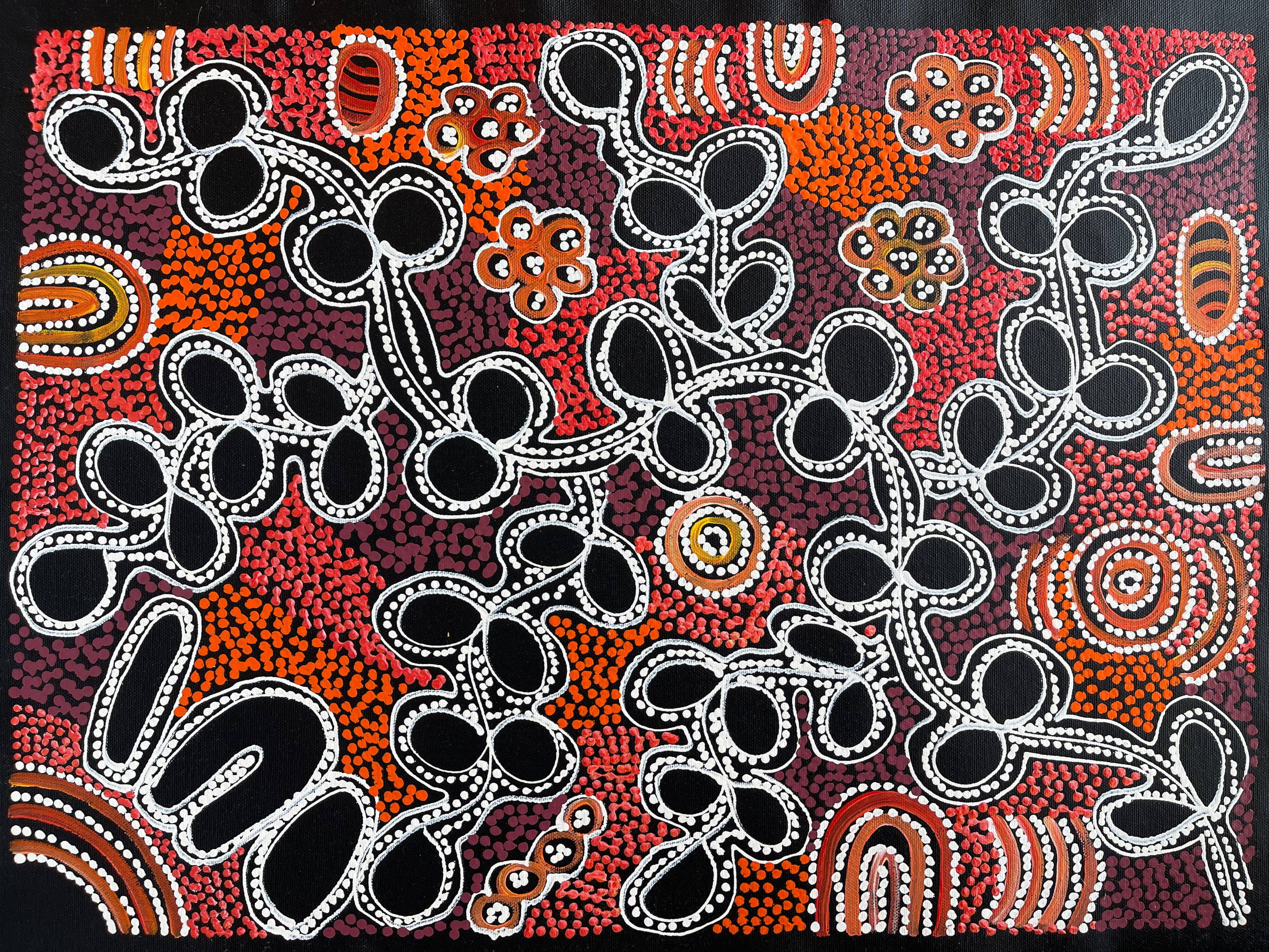 Lanita Numina - Women Collecting Bush Tucker - 38x53cm .56-7