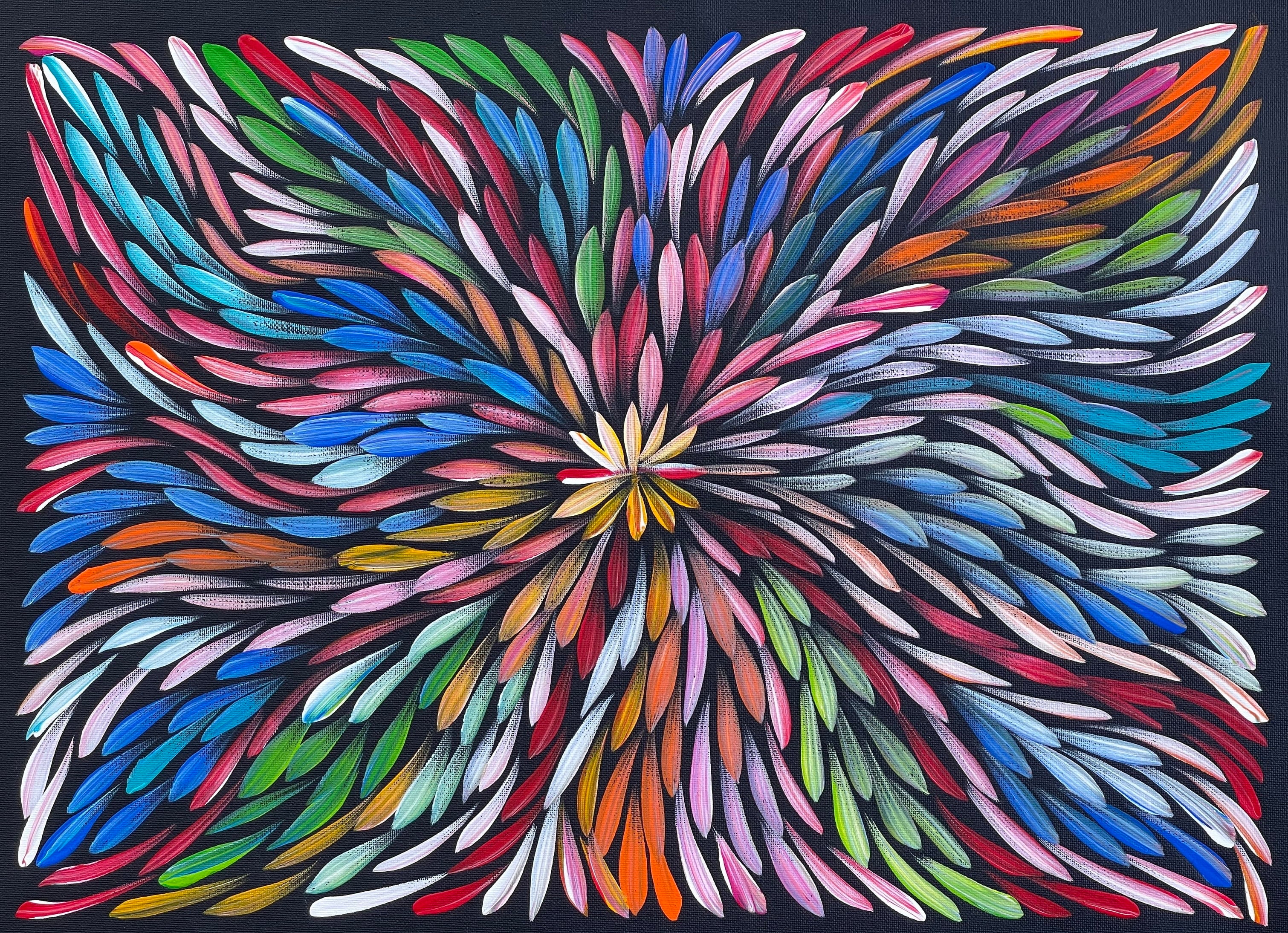 Sharon Numina - Bush Medicine Leaves- 36x52cm .28-38