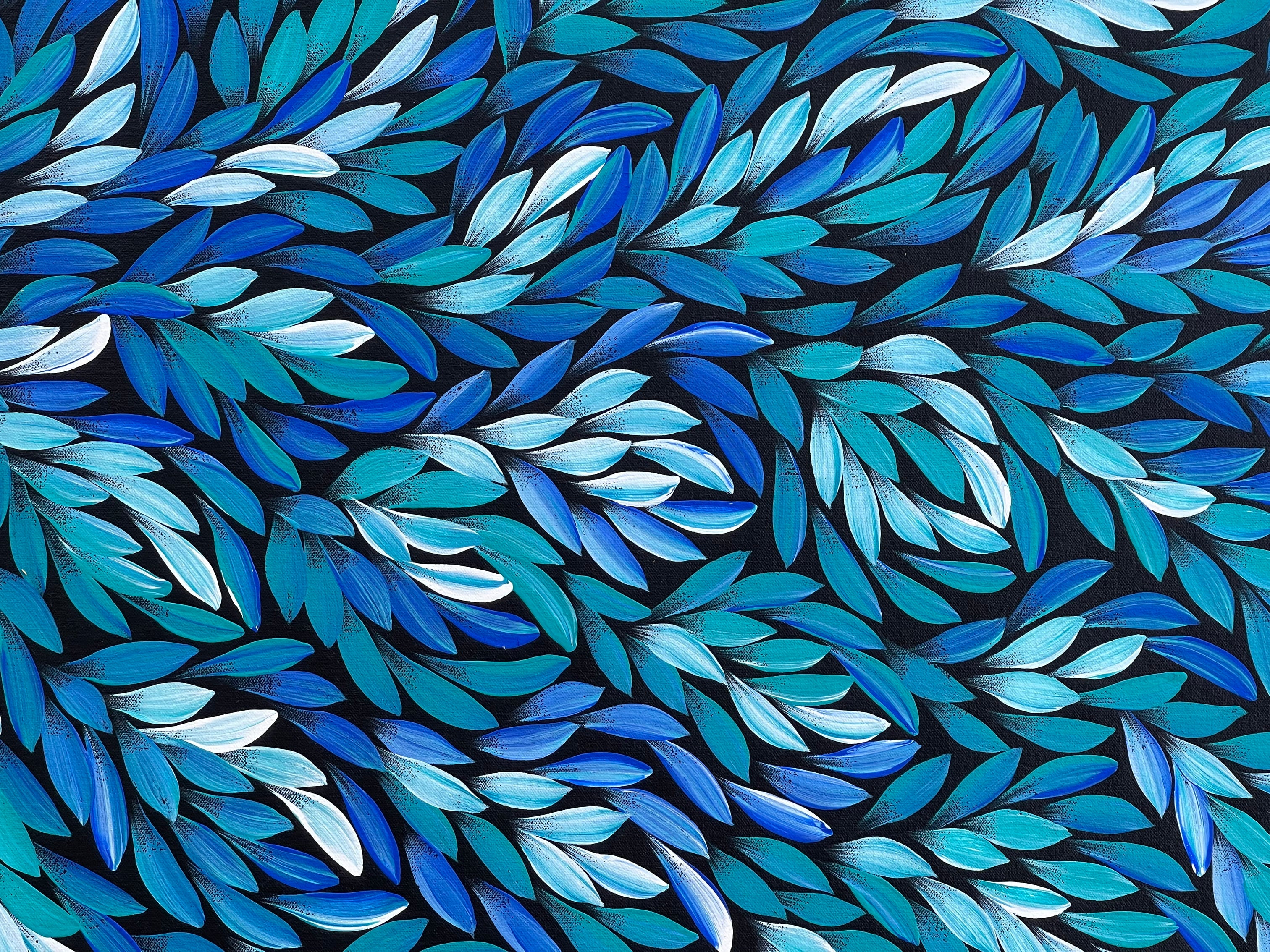 Jacinta Numina - Bush Medicine Leaves - 137x80cm .98-2