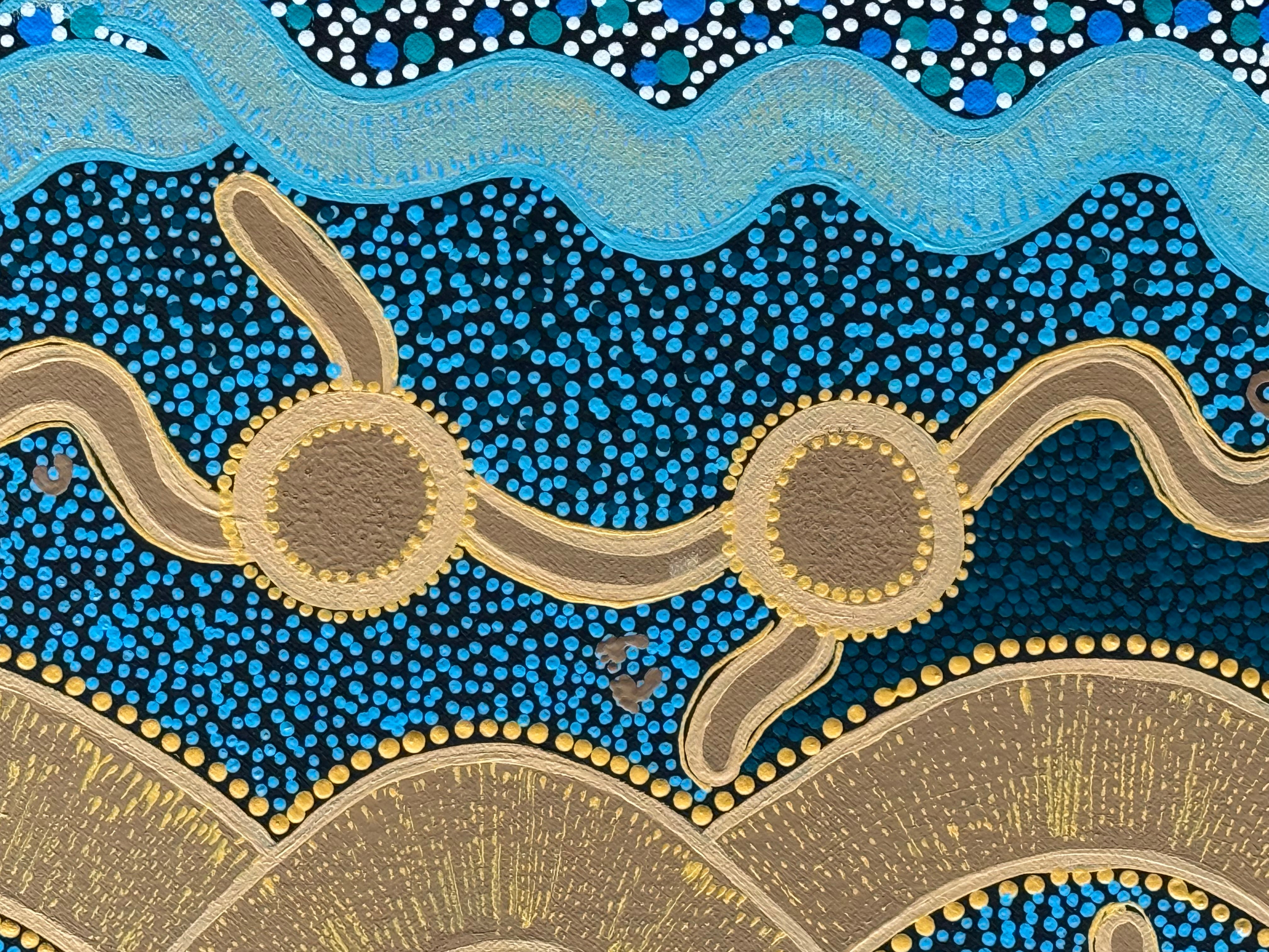 Deidre Burgoyne Rosier - My Travels to my Land and Sea *pre-stretched*
