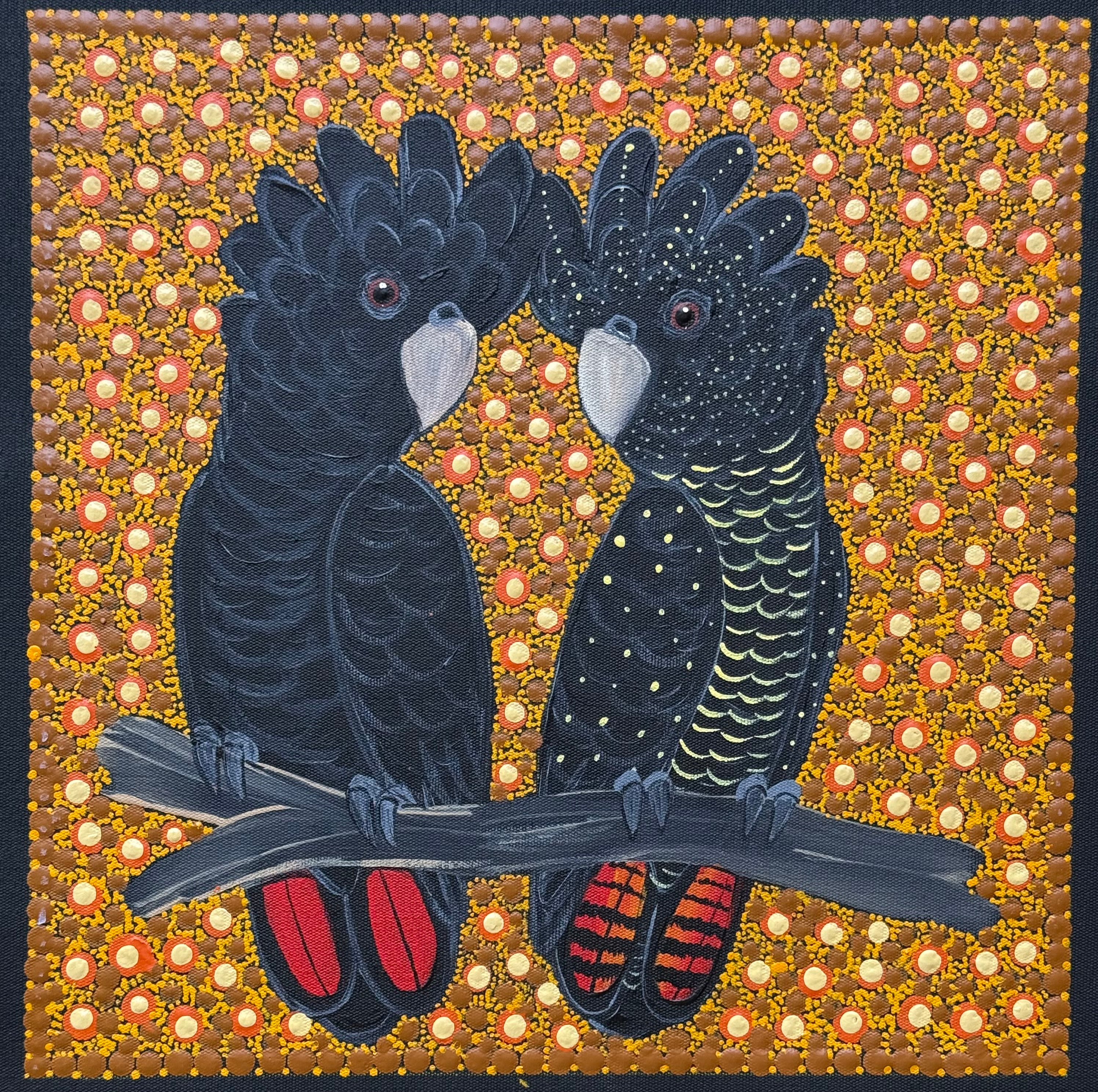 Kathleen Buzzacott - Redtail Black Cockatoos .93-8
