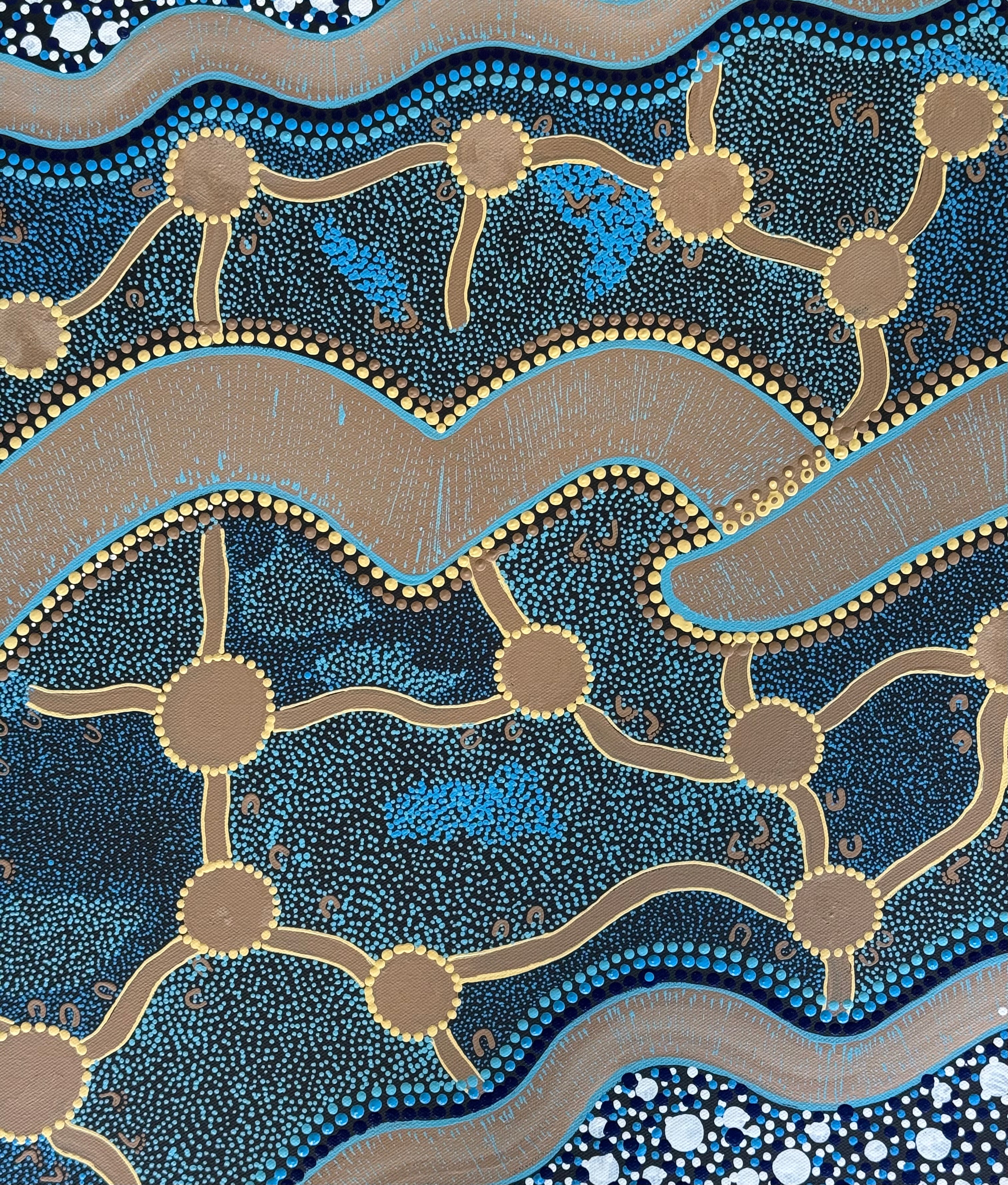 Deidre Burgoyne Rosier - Travels to the Sea and Lands .89-8 *pre-stretched*