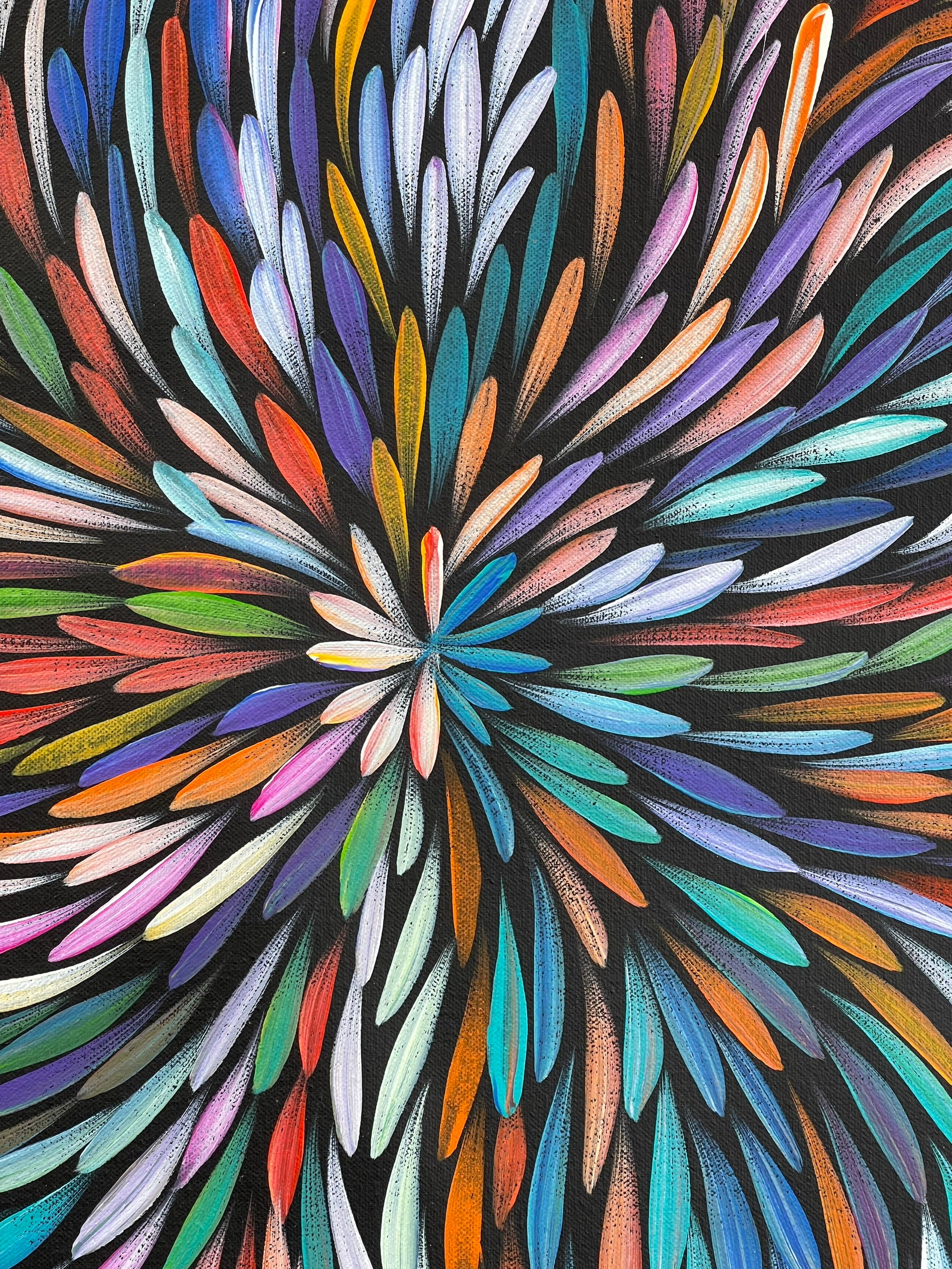 Sharon Numina - Bush Medicine Leaves - 54x61cm .28-3