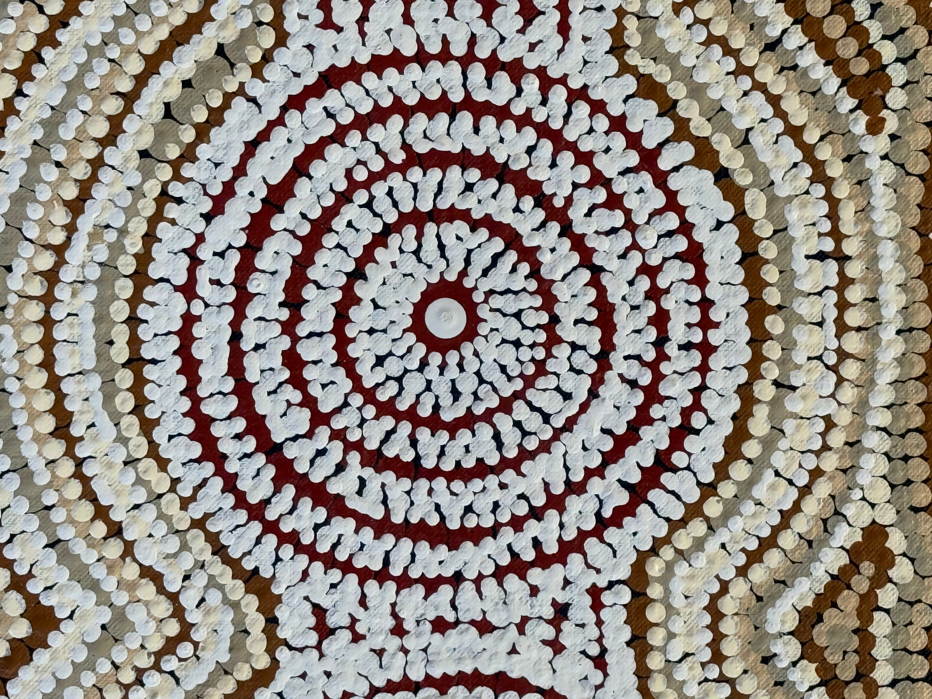 Peter Mbitjana Palmer - North-Eastern Catapillar Dreaming .26-1