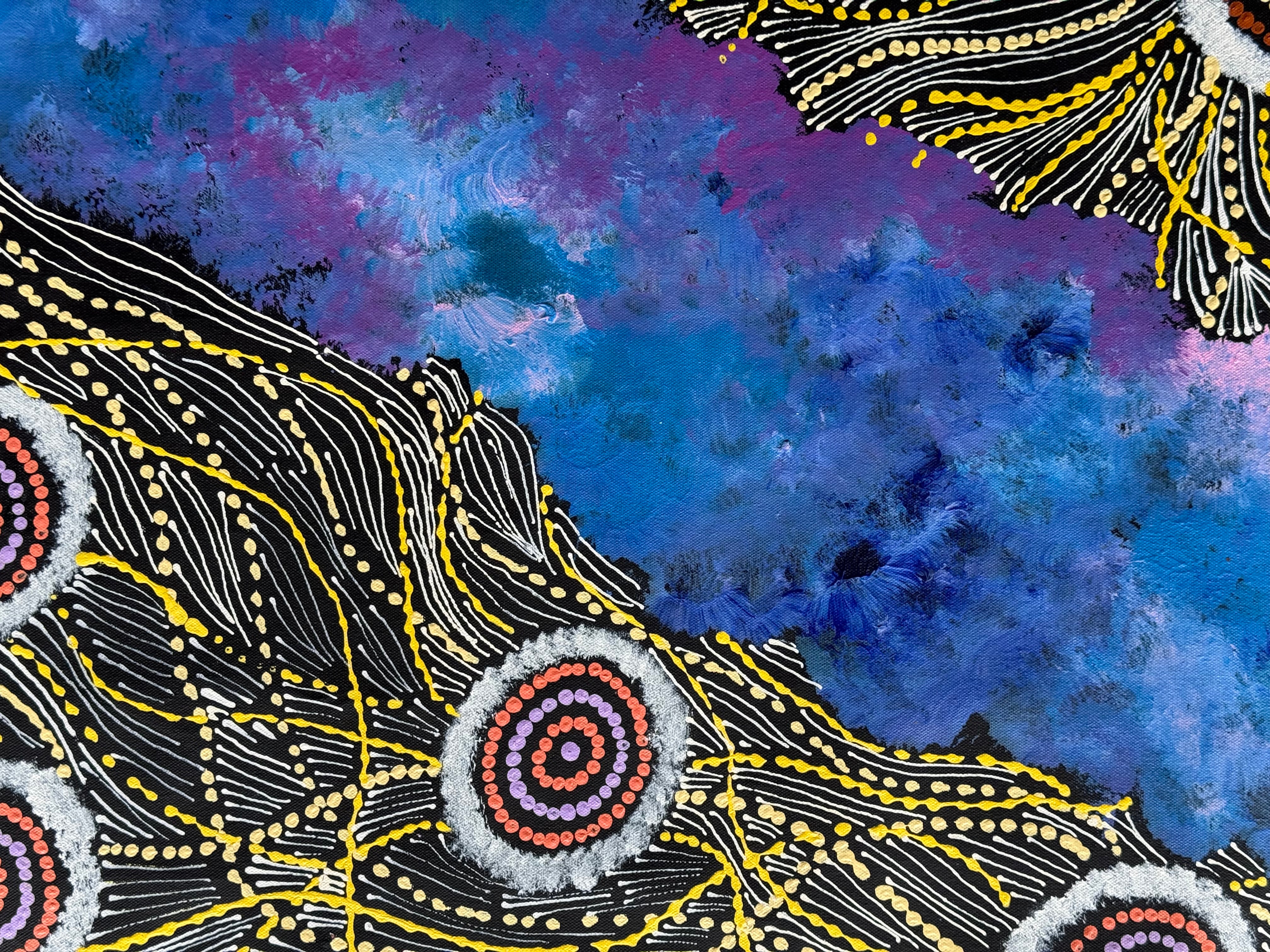 Maria Nampijinpa Brown - Seven Sisters Dreaming .63-6