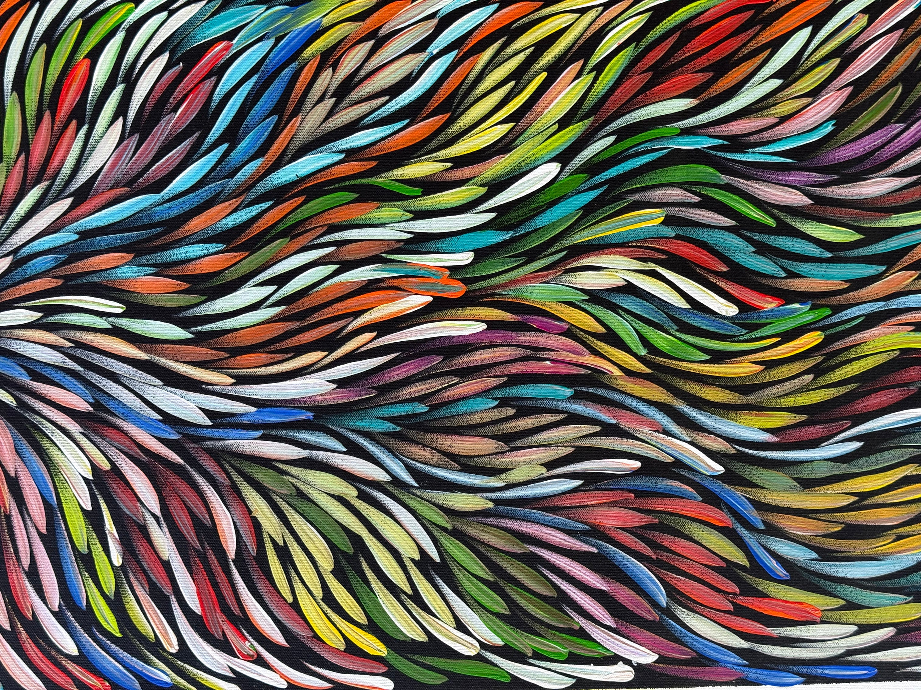 Sharon Numina - Bush Medicine Leaves - 153x43cm .14-4