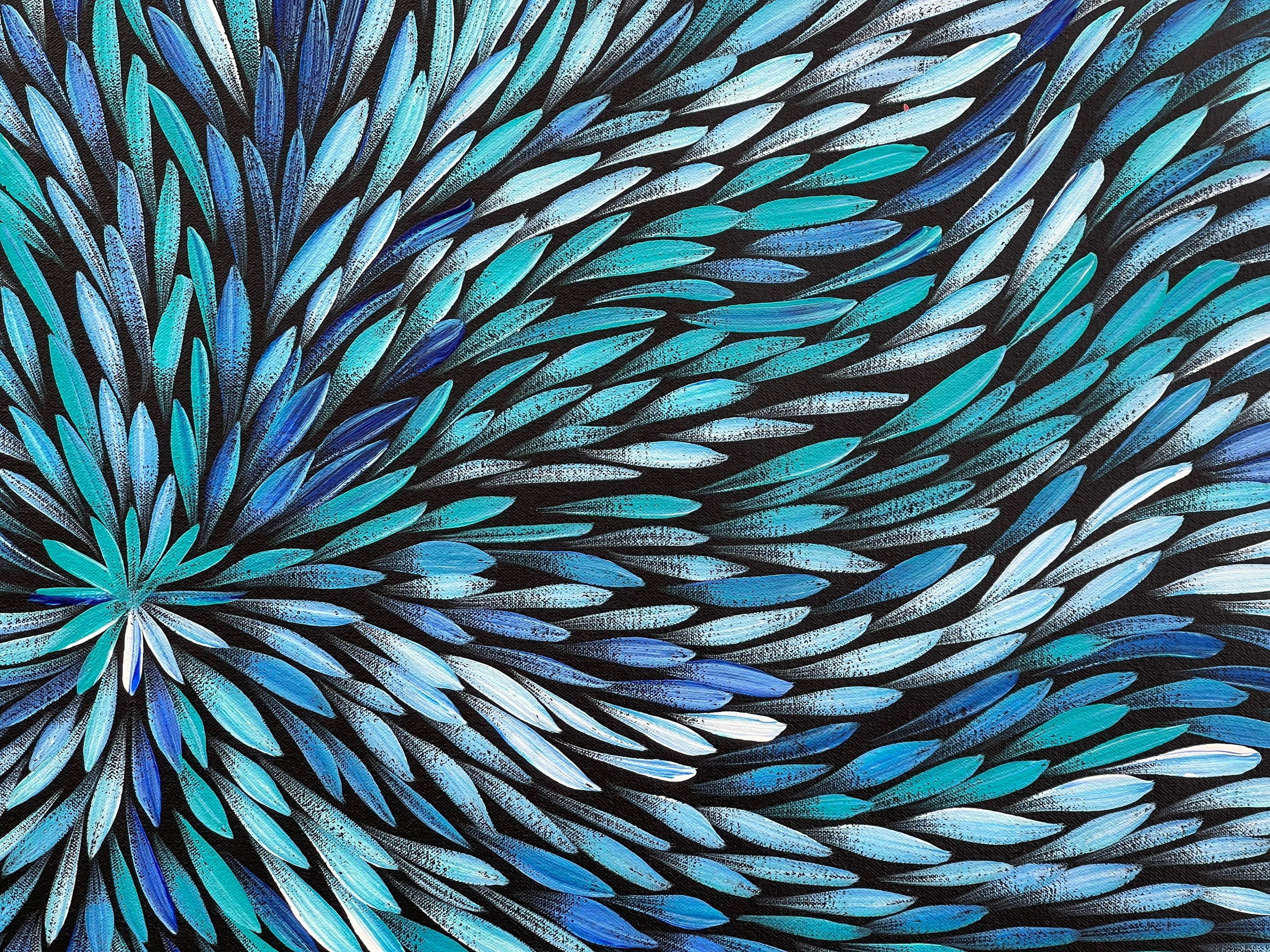 Sharon Numina - Bush Medicine Leaves - 129x91cm .20-11