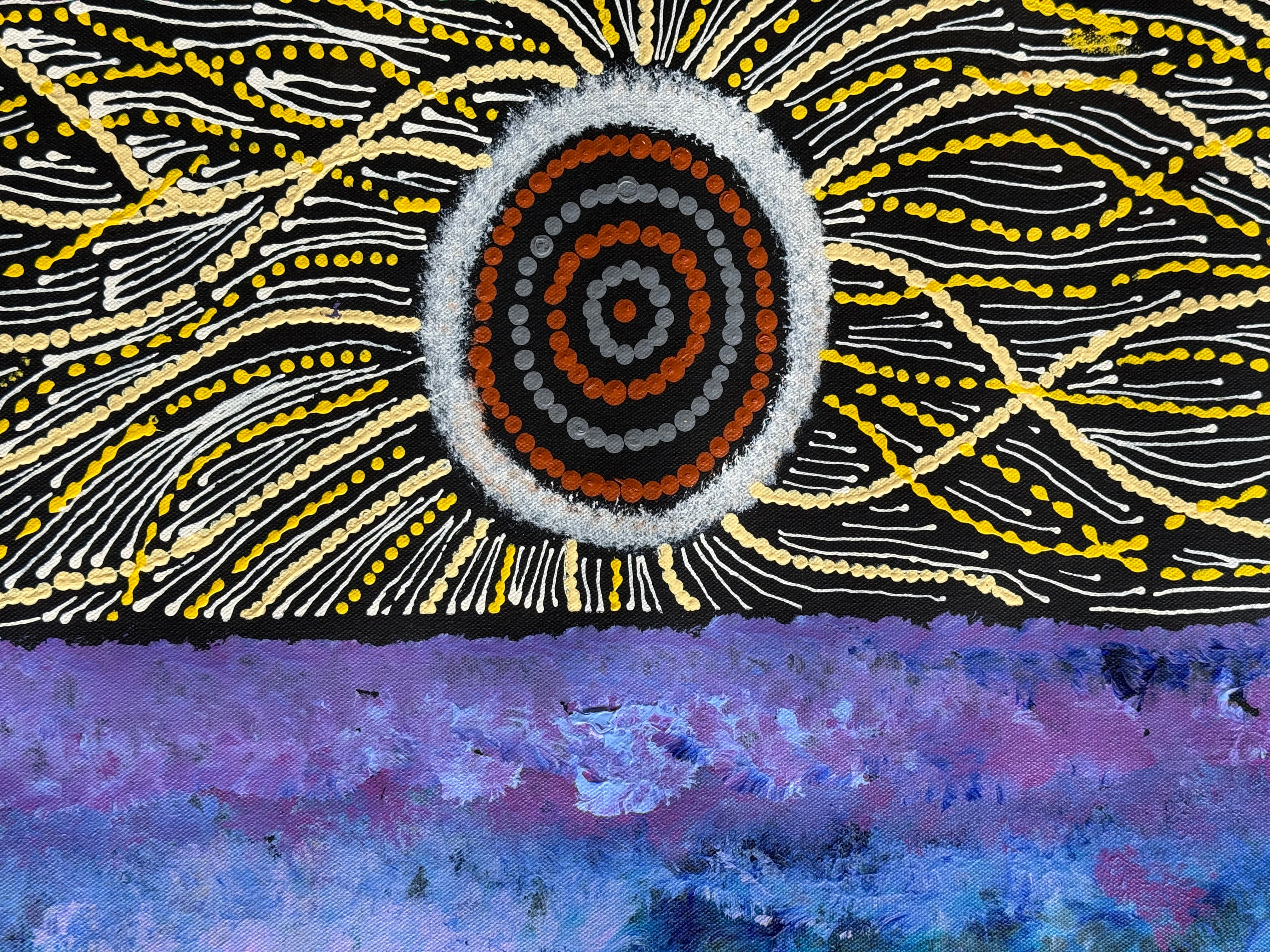 Maria Nampijinpa Brown - Seven Sisters Dreaming .63-5