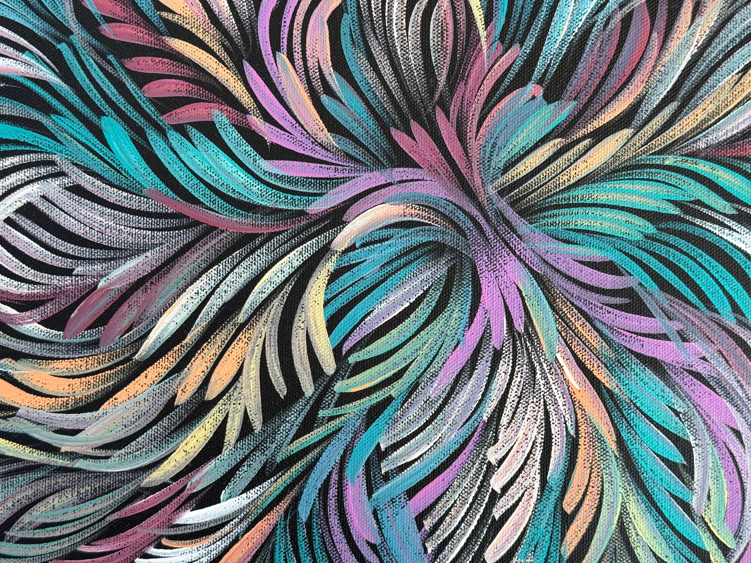 Selina Numina Kamprina - Bush Medicine Leaves - 55x40cm .31-6