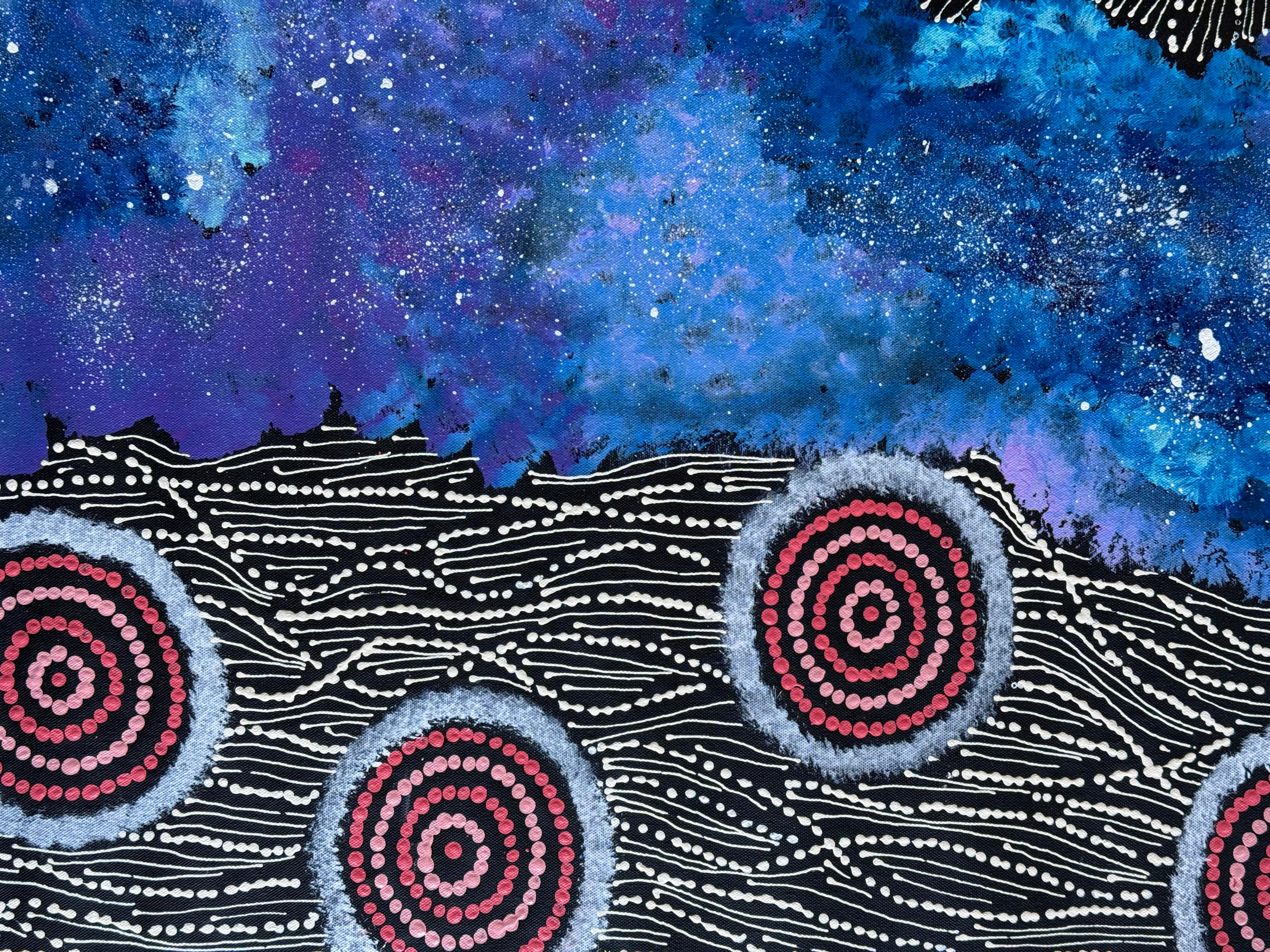 Maria Nampijinpa Brown - Seven Sisters Dreaming .78-3