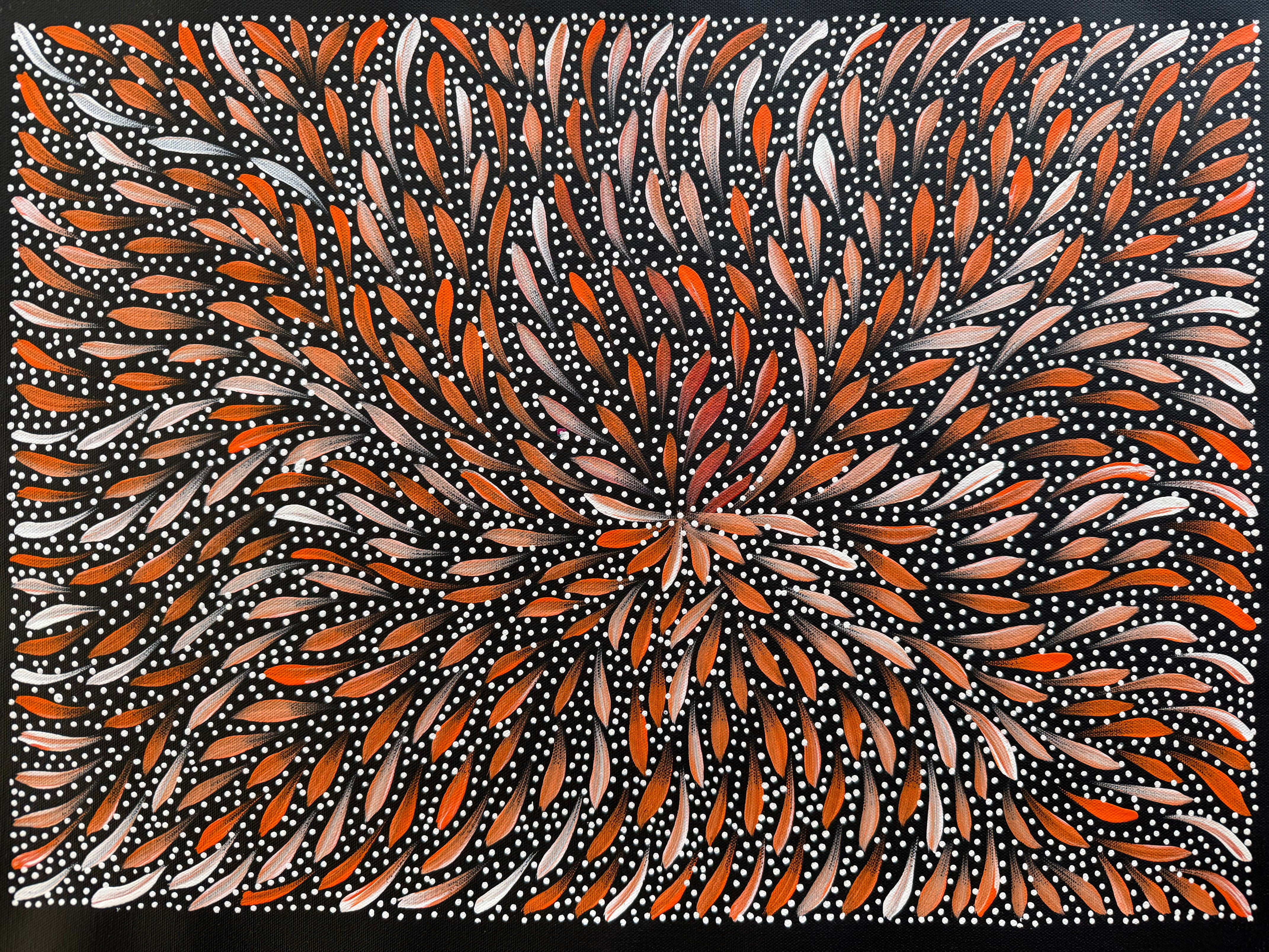 Sharon Turner - Bush Medicine Leaves with Seeds.16-7