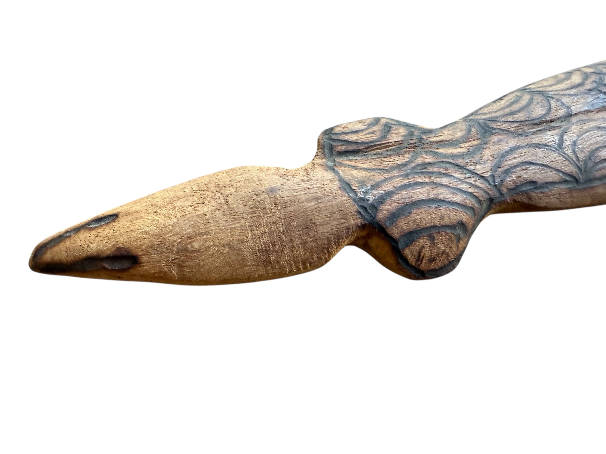 Blue Tongue Lizard Carving