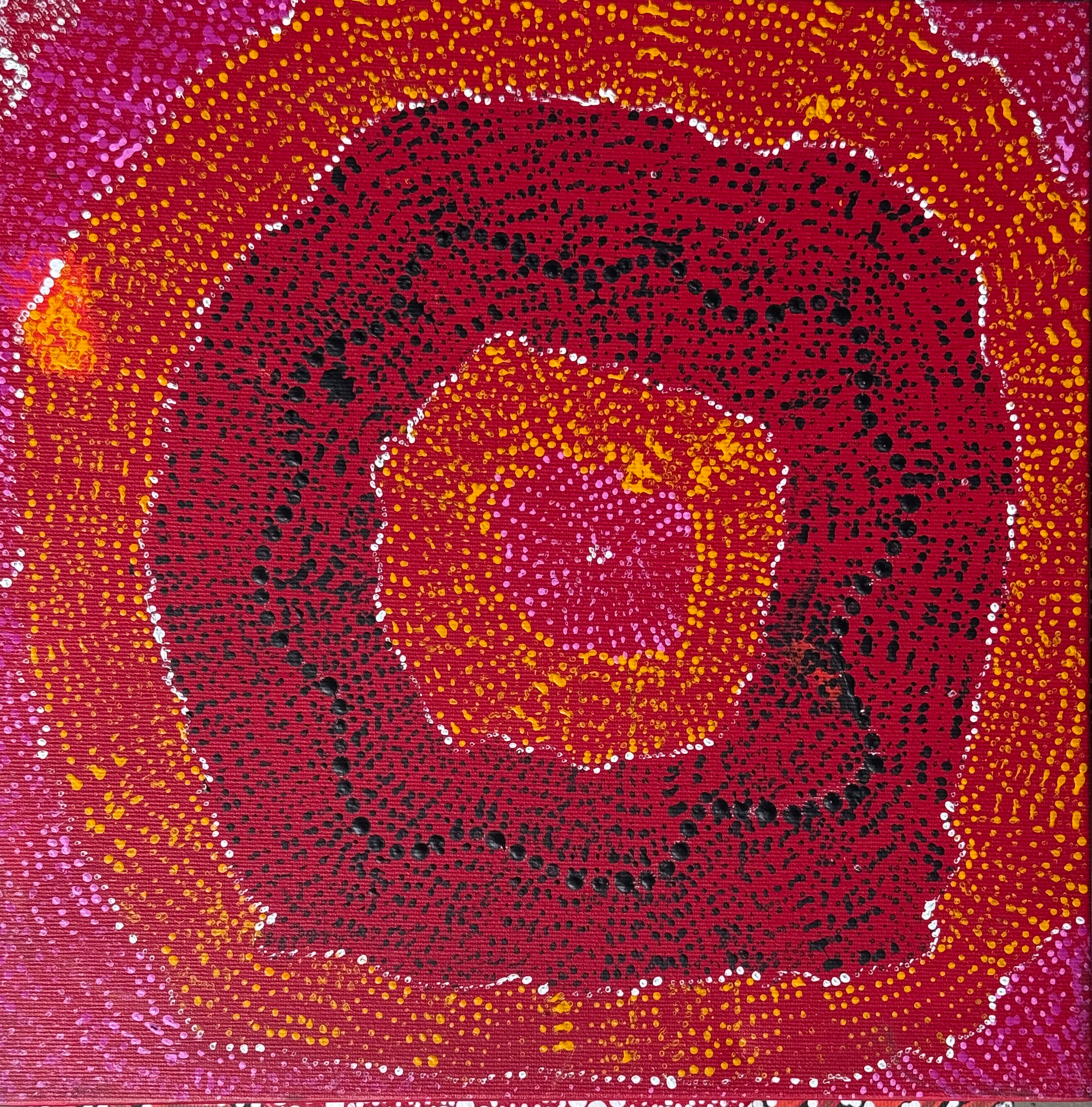 Renelle Napanangka McCormack - Pikilyi Jukurrpa (Vaughan Springs Dreaming) - Stretched