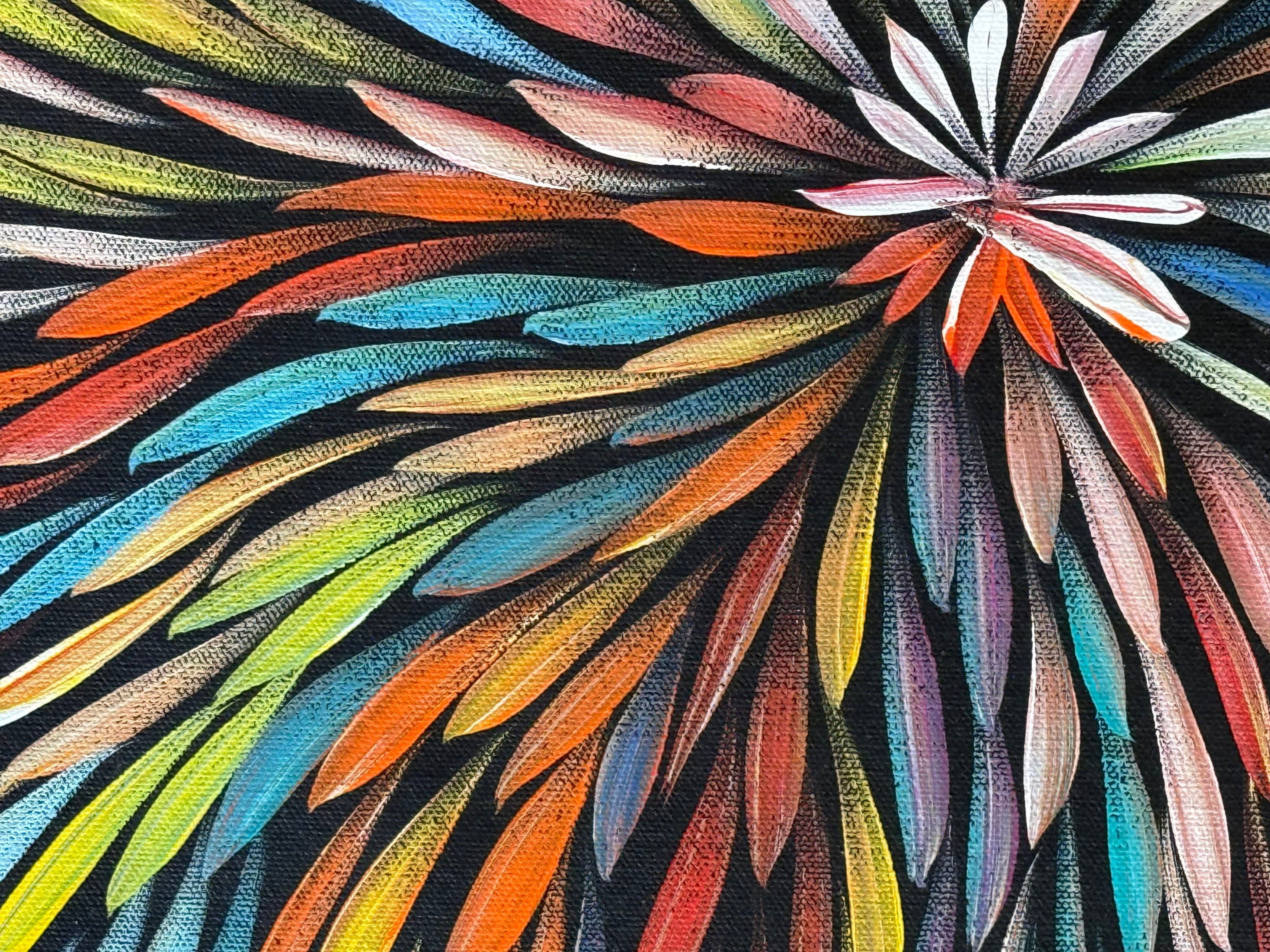 Sharon Numina - Bush Medicine Leaves - 153x43cm .14-4
