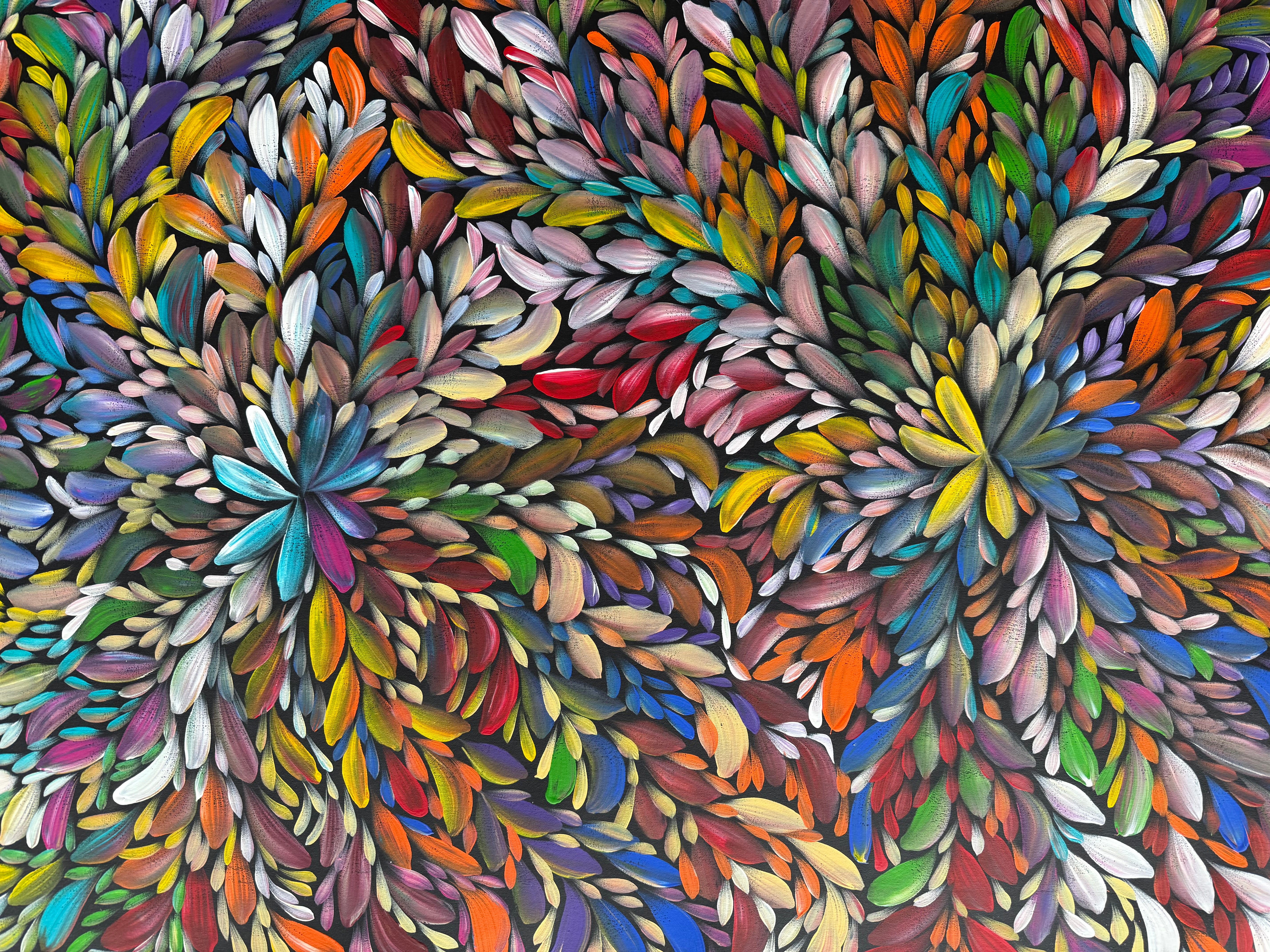 Louise Numina Napananka - Bush Medicine Leaves .75-22 - DAMAGED