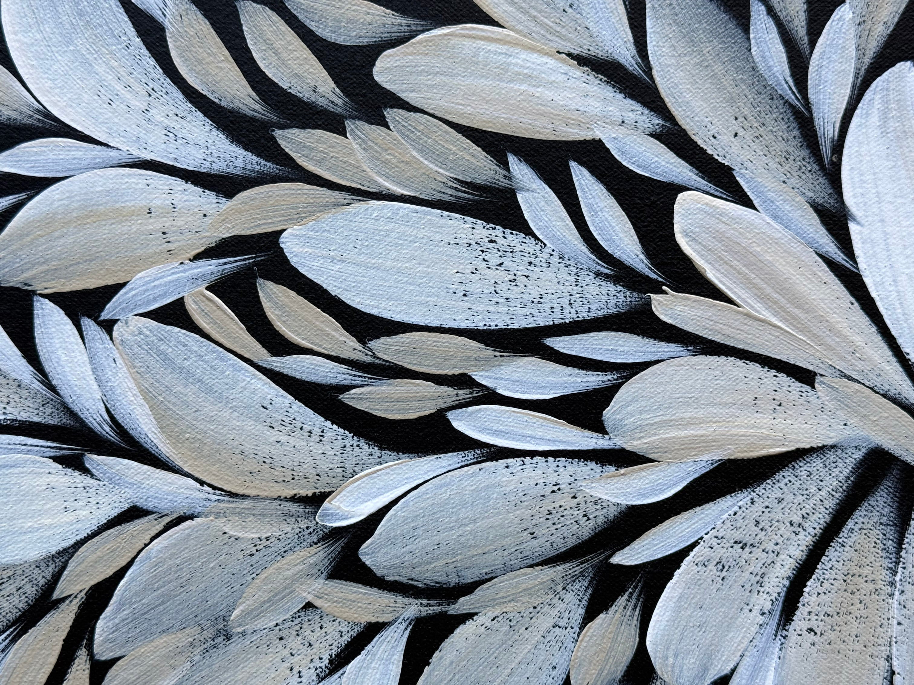 Louise Numina Napananka - Bush Medicine Leaves - 90x60cm .19-1