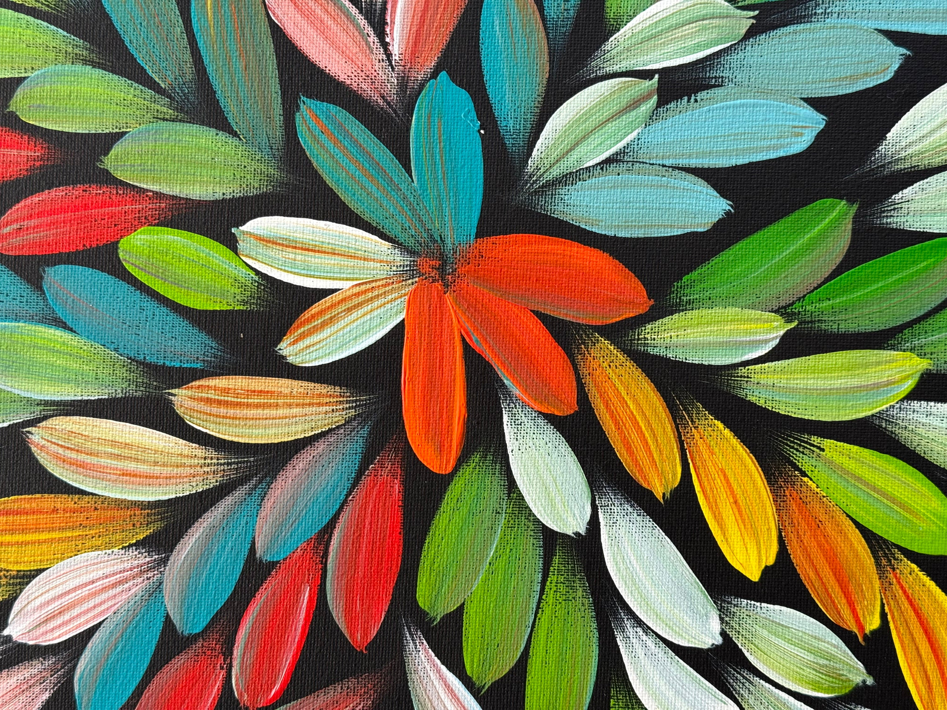 Jacinta Numina Waugh - Bush Medicine Leaves - 36x51cm .75-23