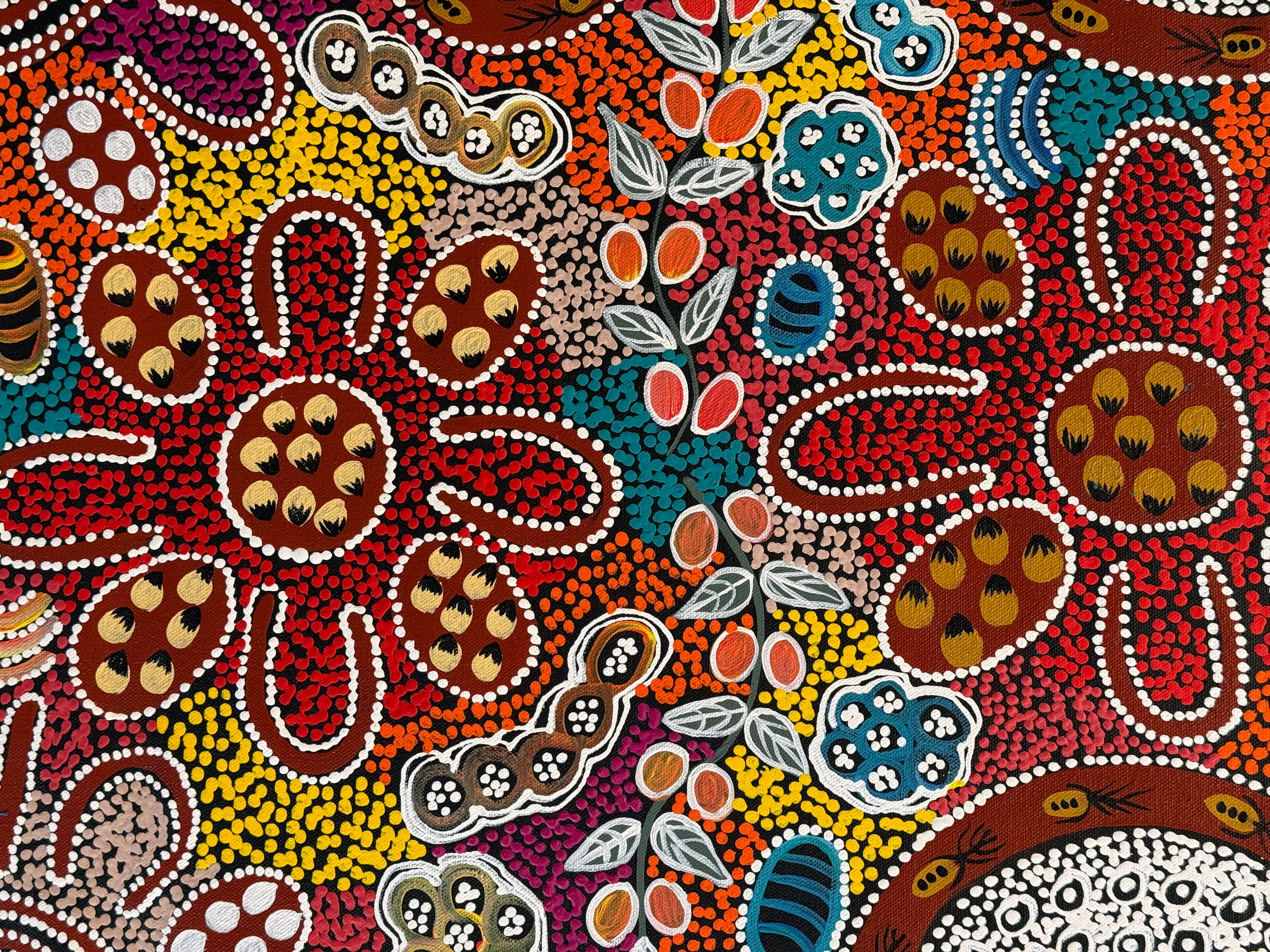 Lanita Numina - Women Collect Bush Tuckers - 46x96cm .03-1