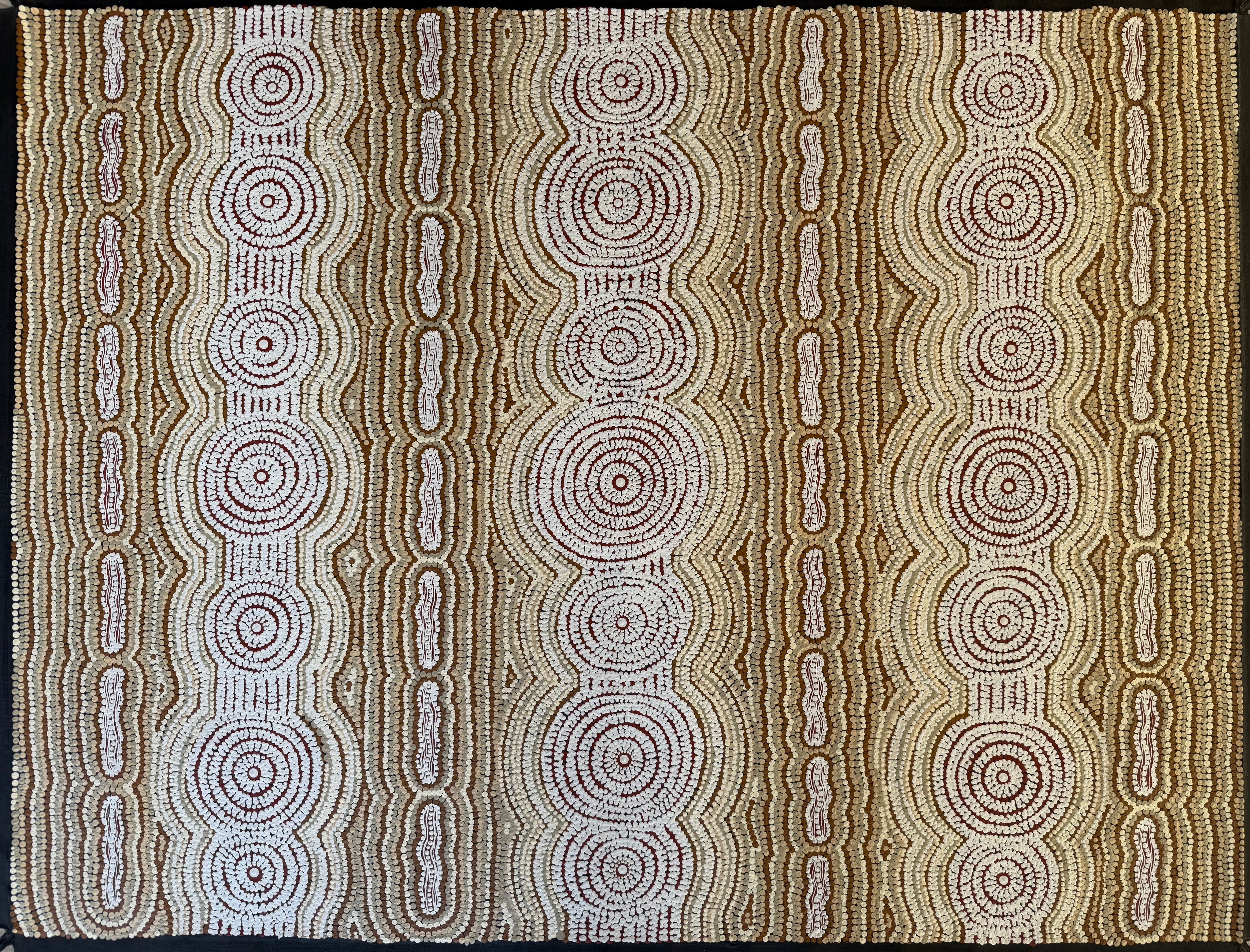 Peter Mbitjana Palmer - North-Eastern Catapillar Dreaming .26-1